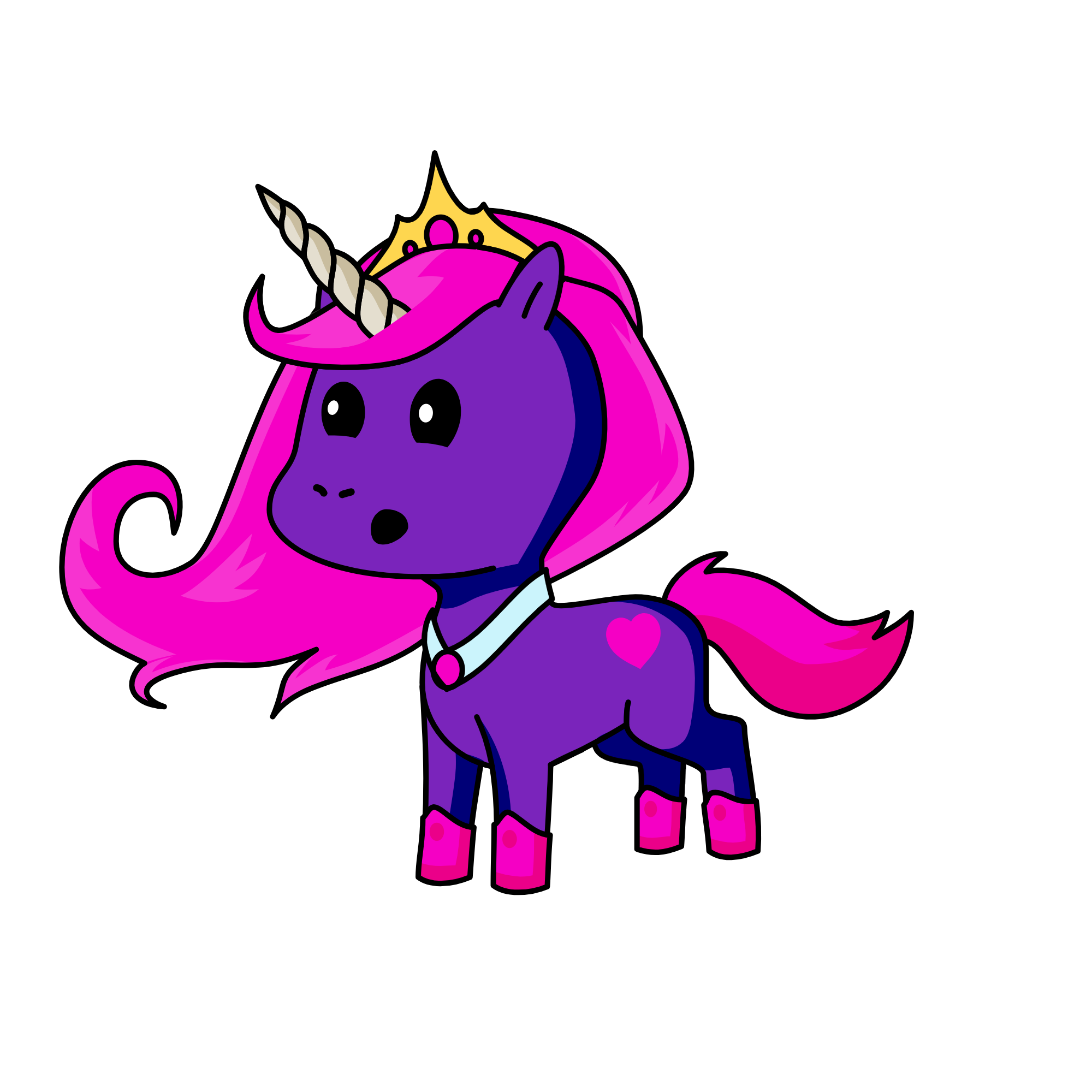 Prinsess, the unicorn