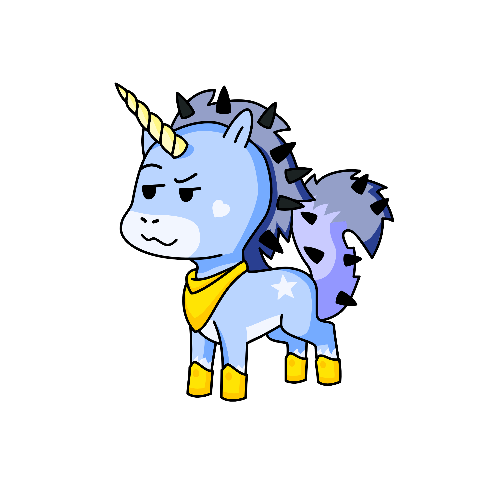 mr sparkles, the unicorn