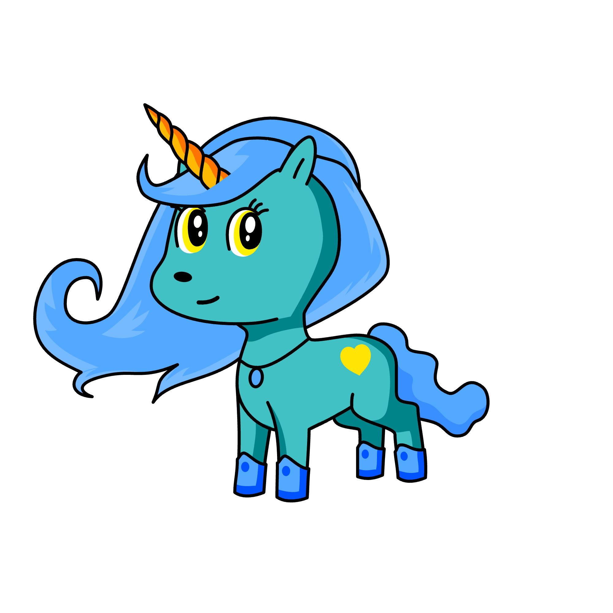 Aqua, the unicorn