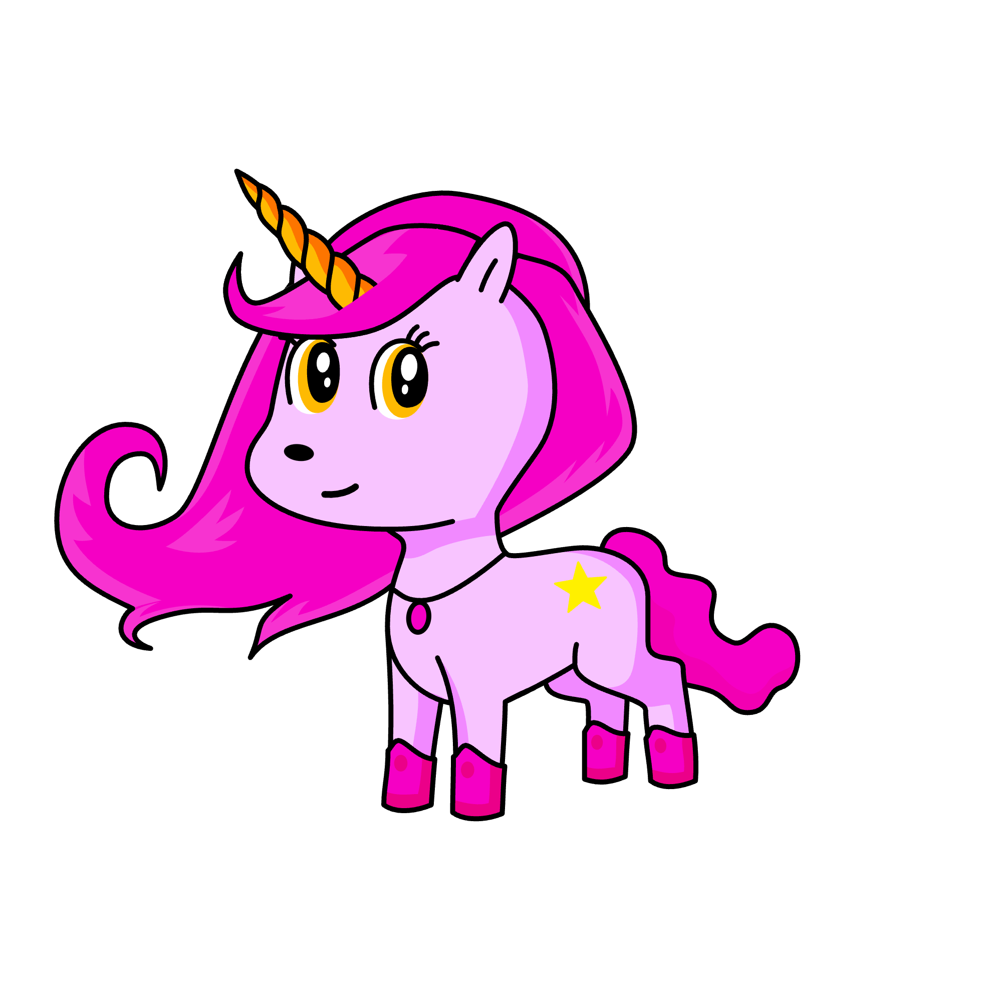 Pinkie, the unicorn