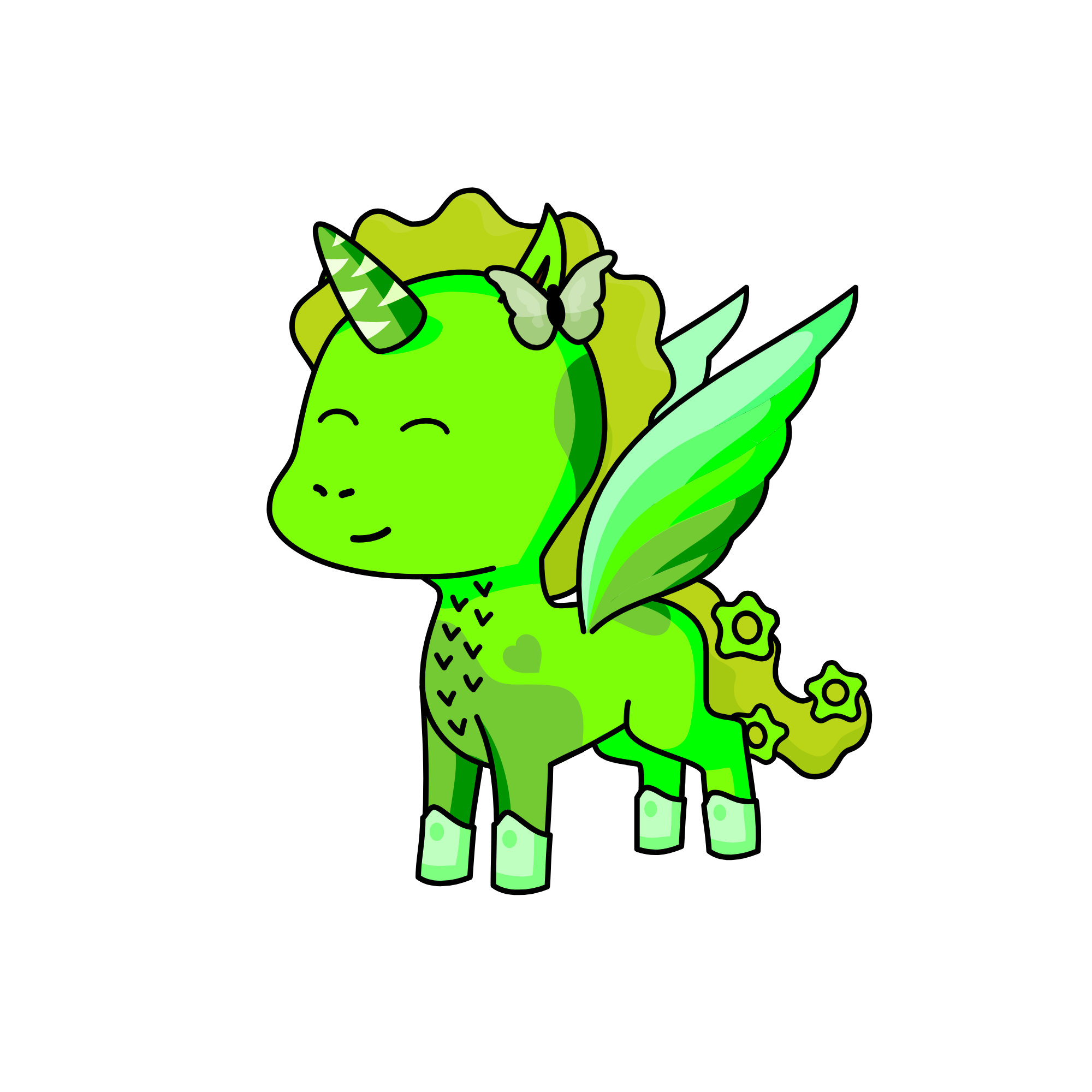 Gabby, the unicorn
