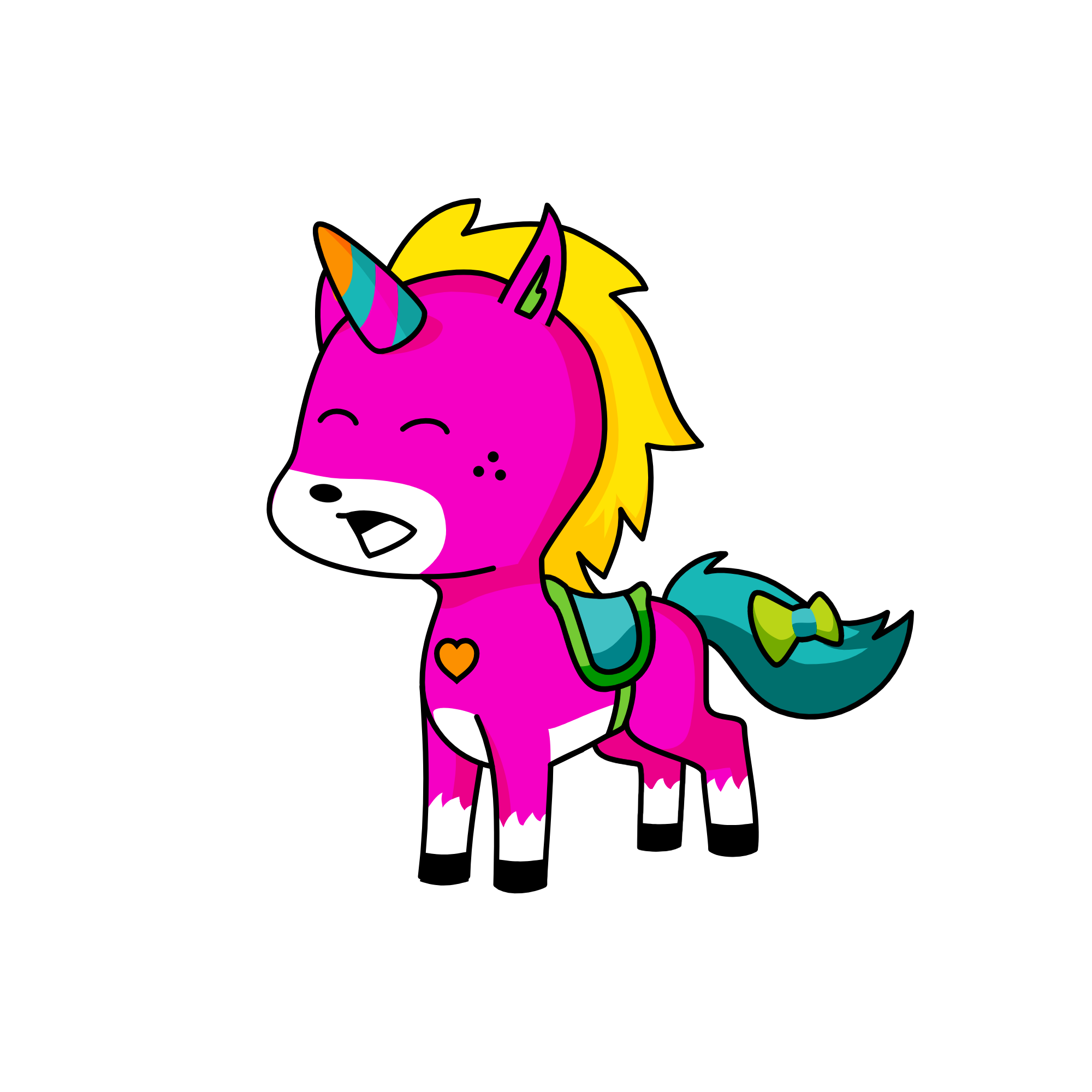 I am cold, the unicorn