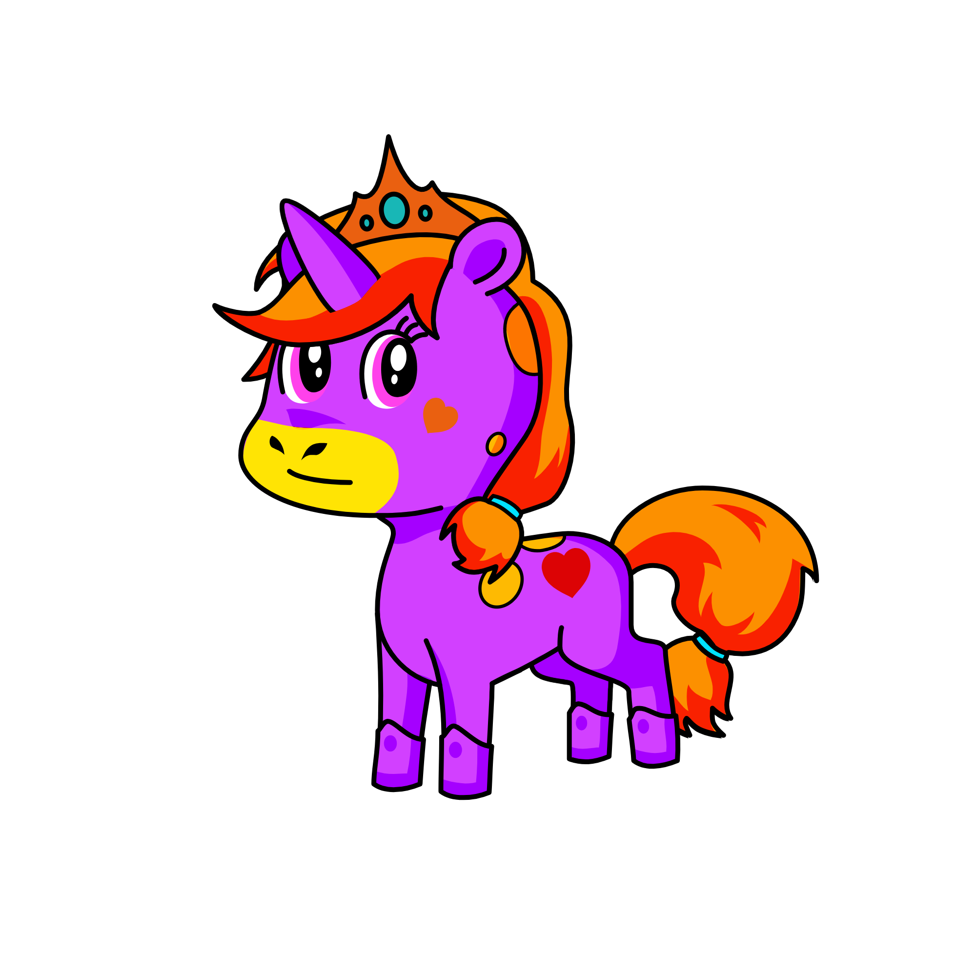 UNICORNS ARE REAL, the unicorn