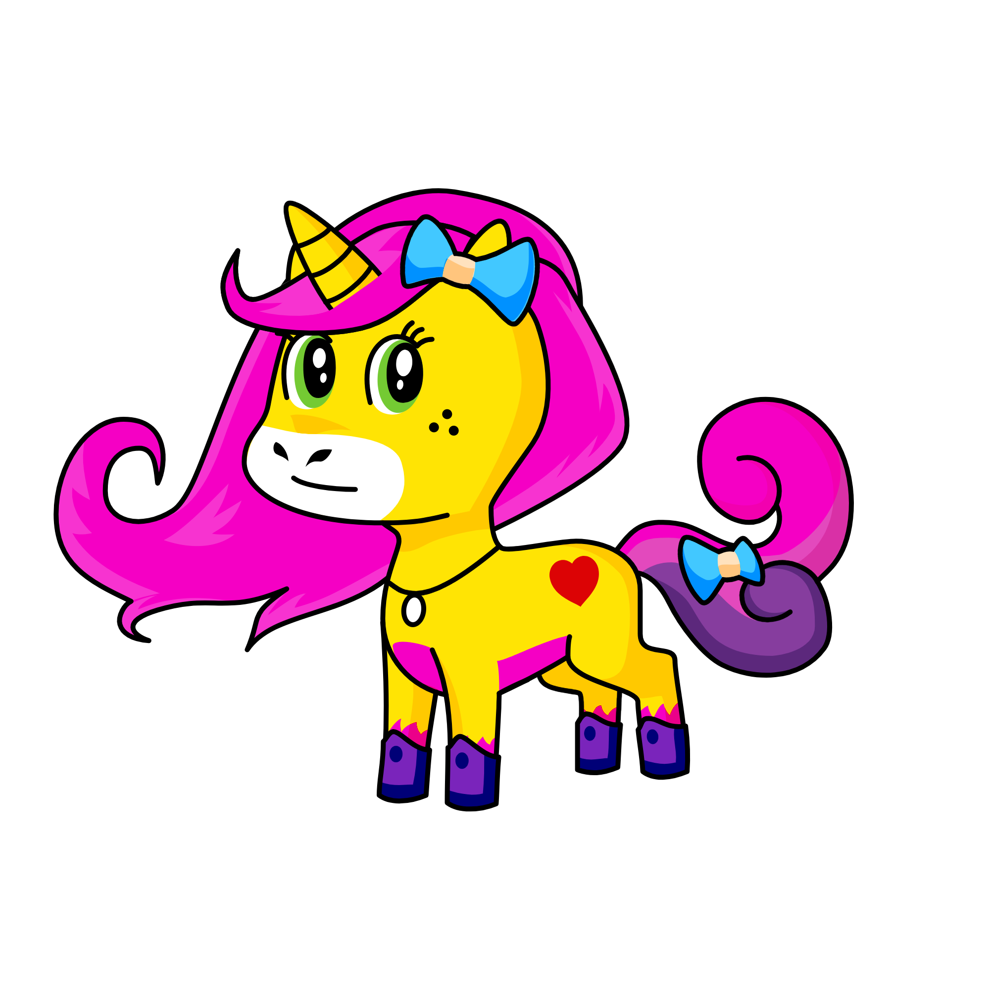 f, the unicorn