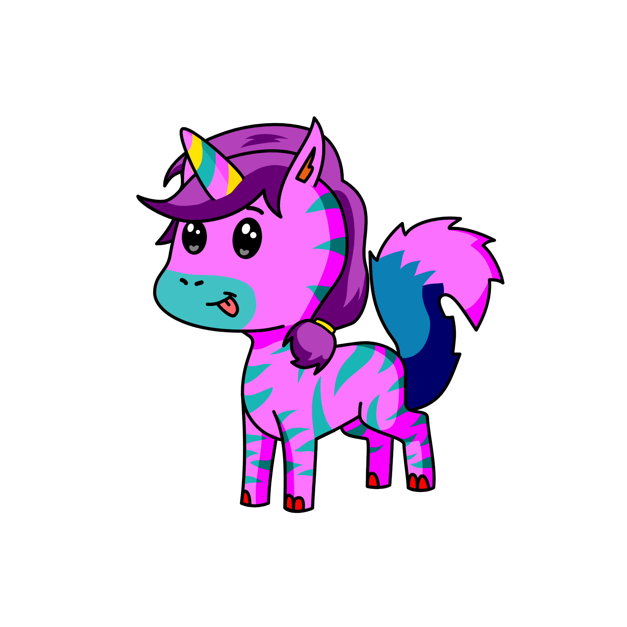 Snow-ice, the unicorn