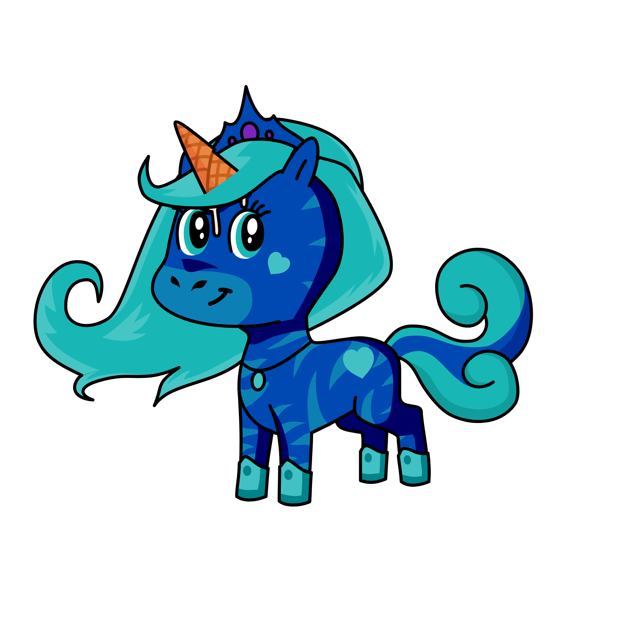 Aquamarine, the unicorn