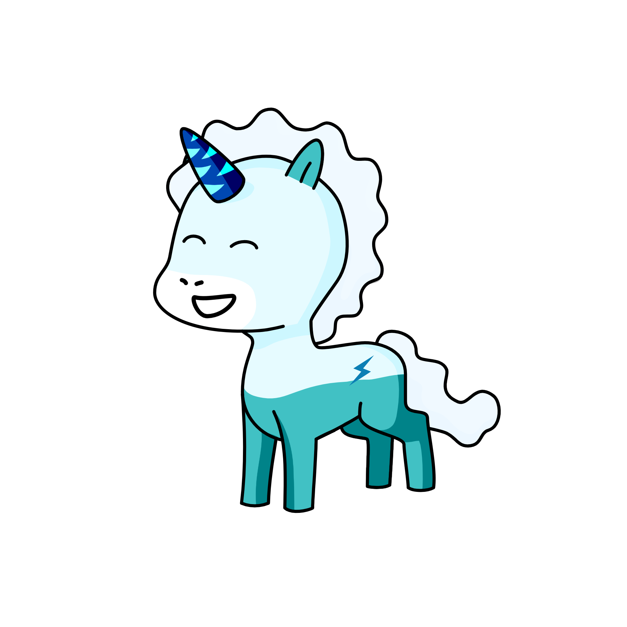 санс, the unicorn