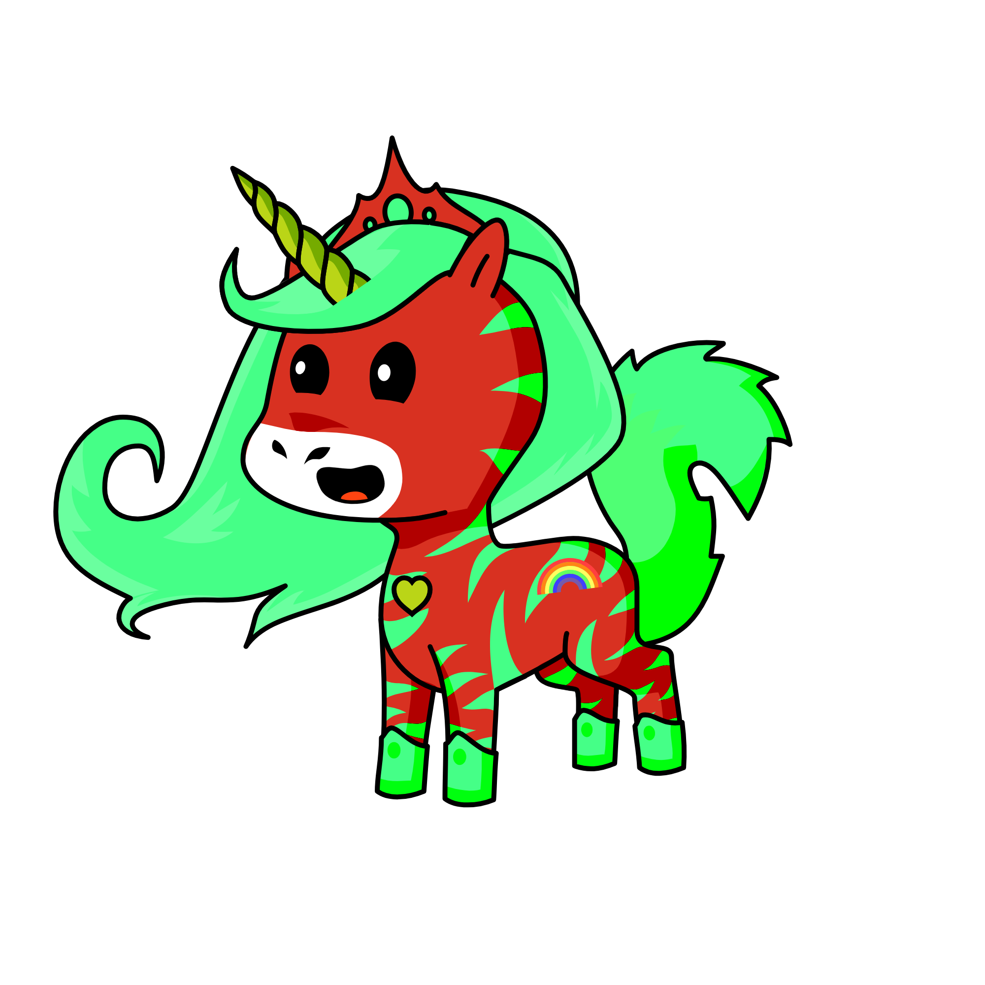 strawberry, the unicorn