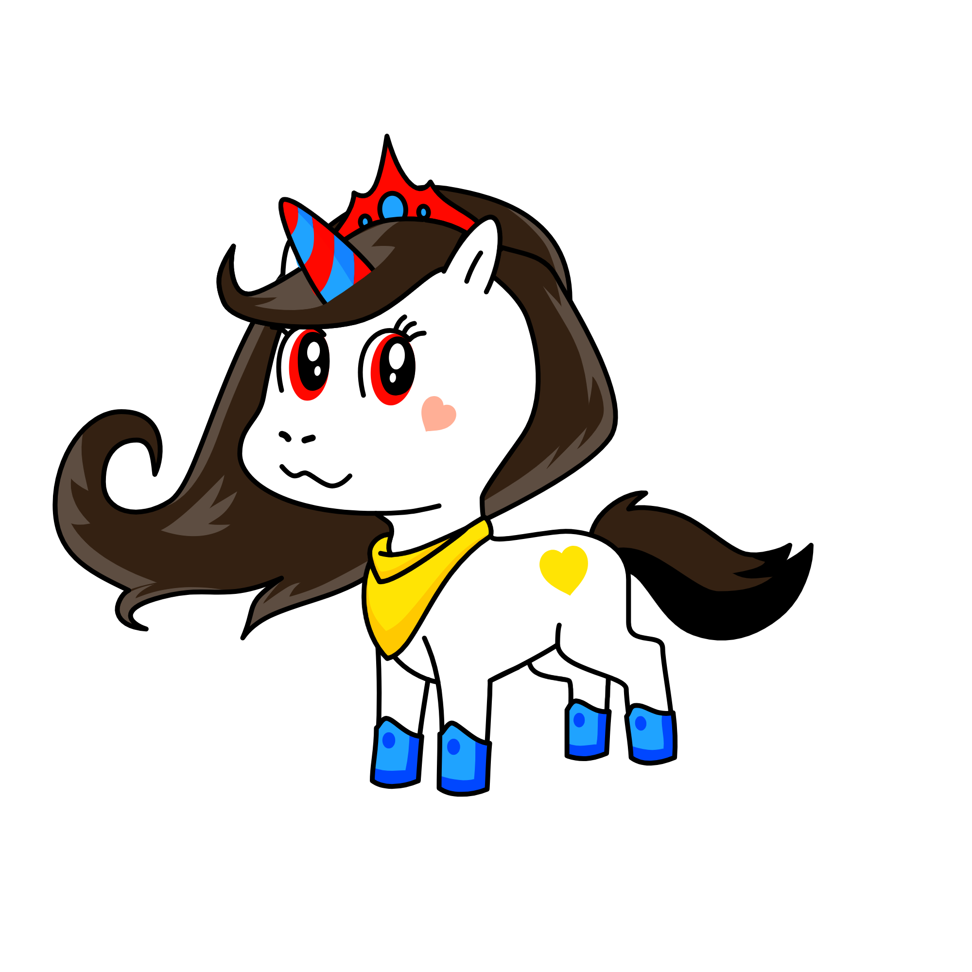 Pomni, the unicorn