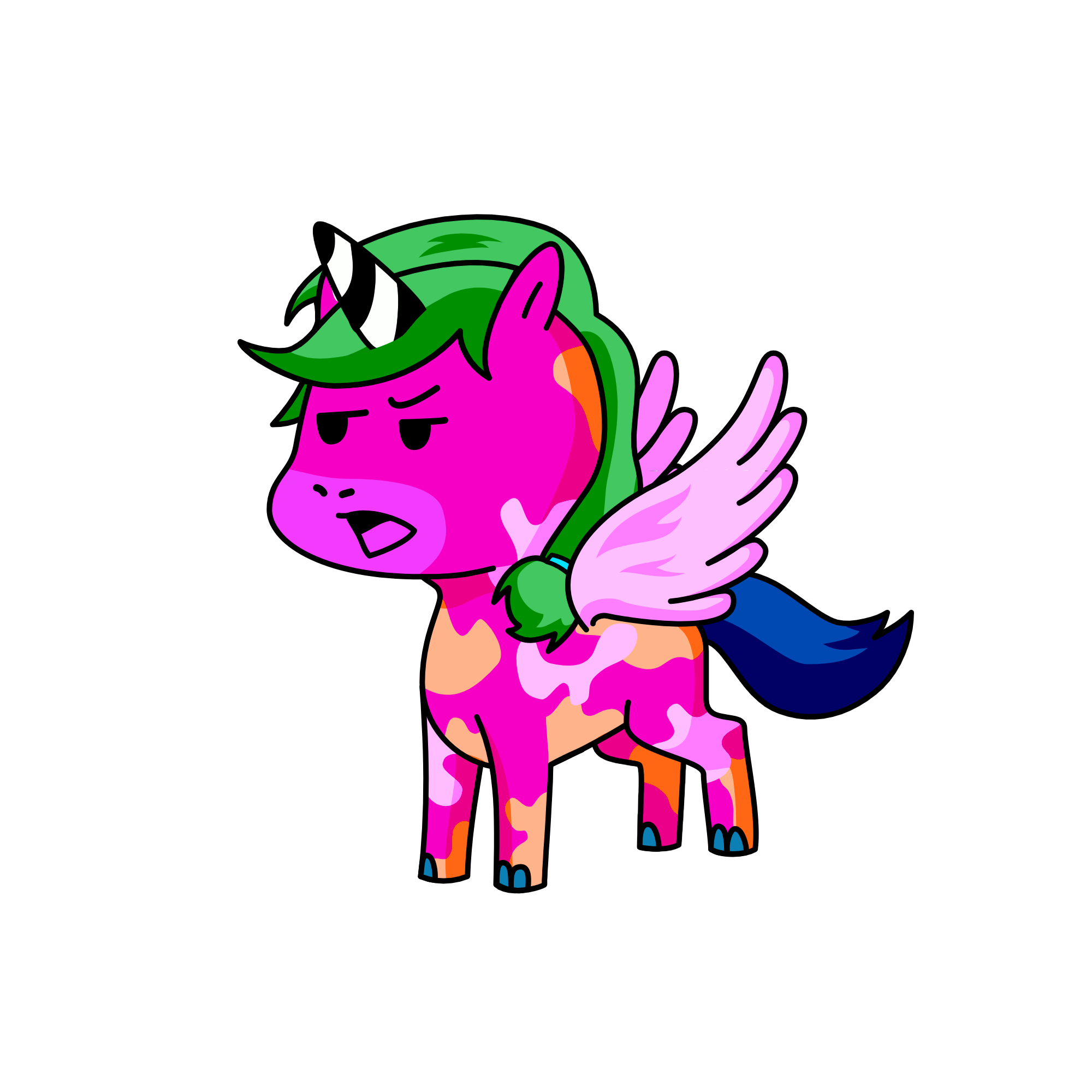 Zooble, the unicorn