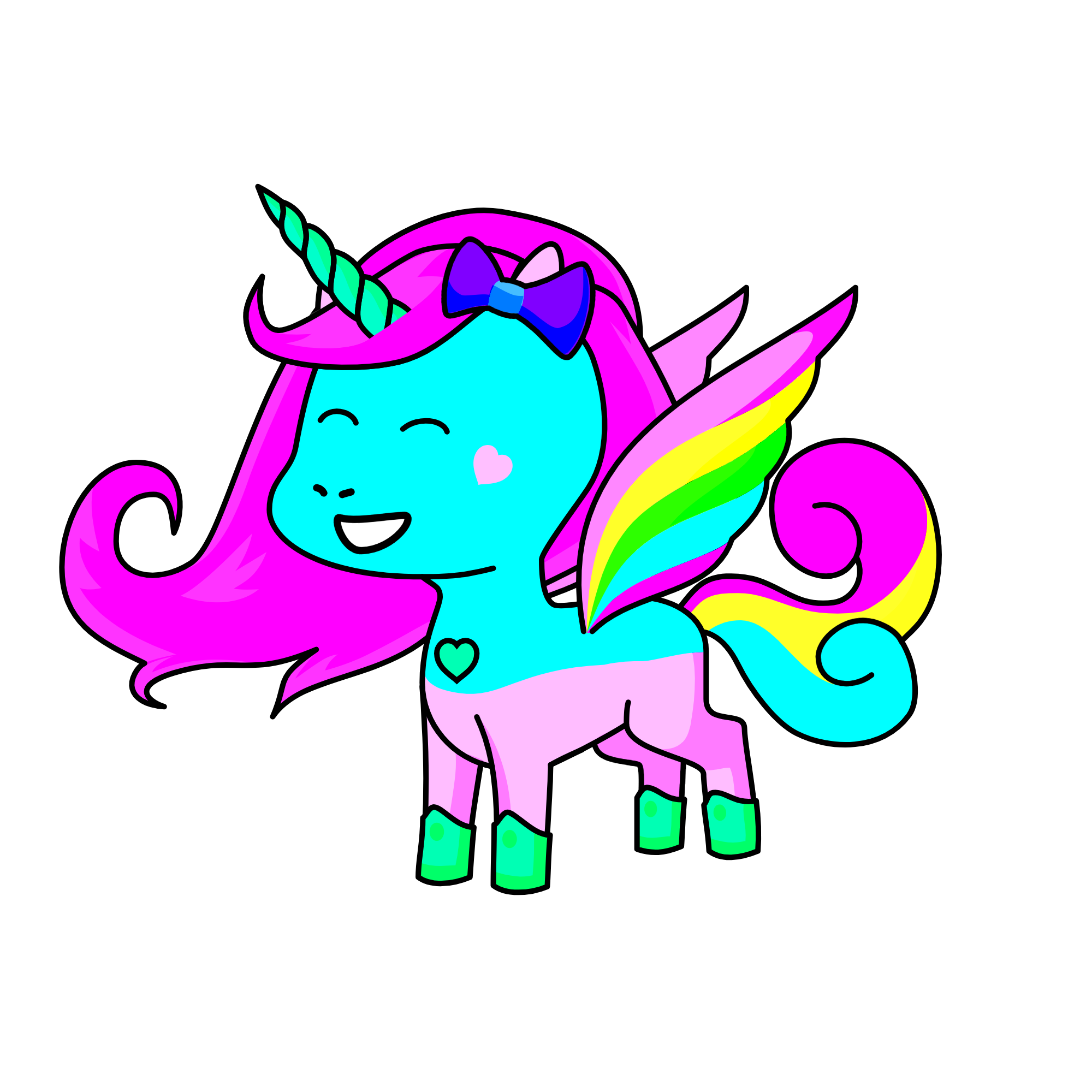 CrystalStarRainbow, the unicorn
