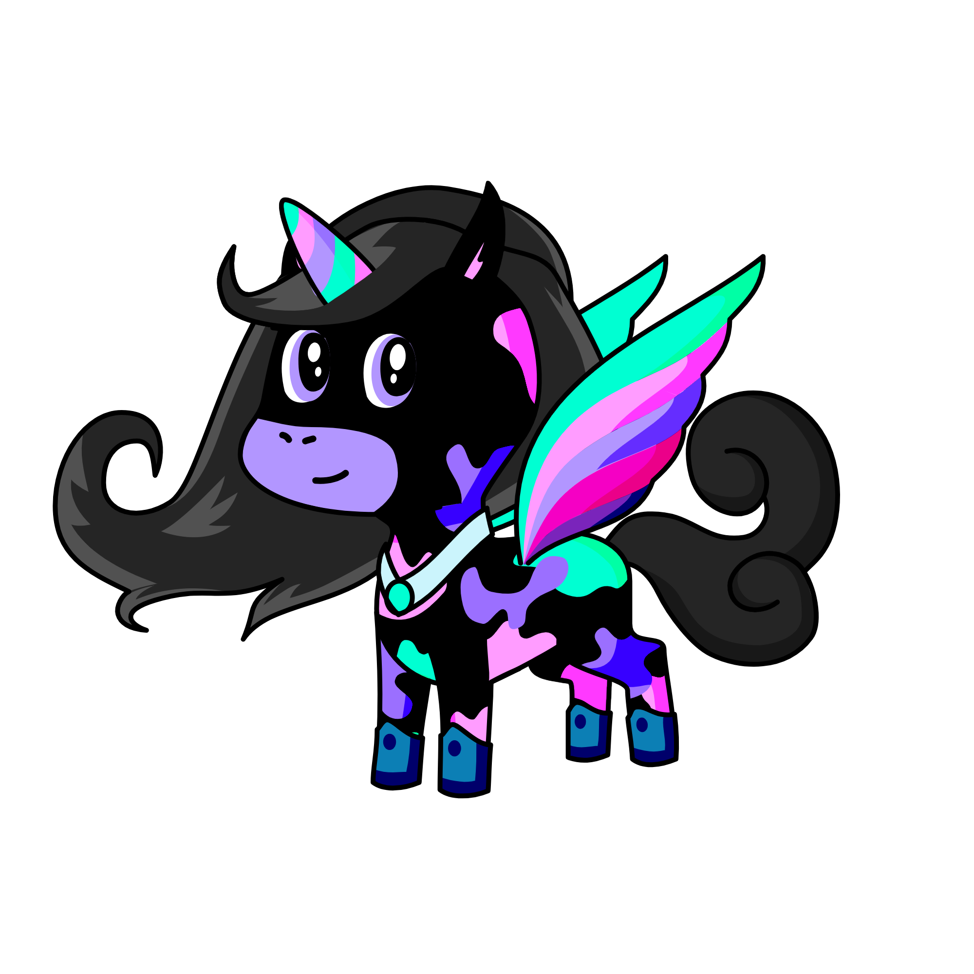 GalaxyNight, the unicorn