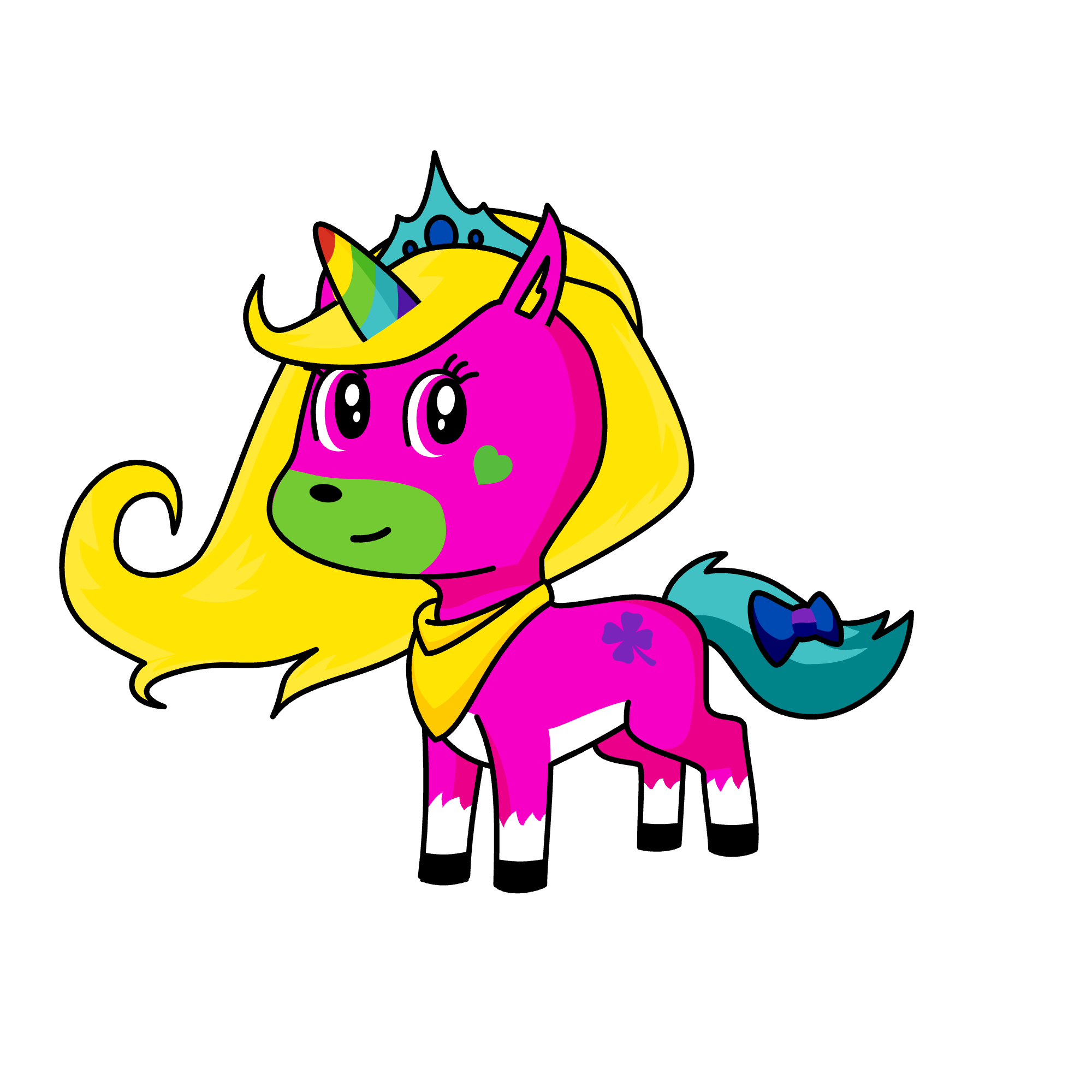 Happy, the unicorn