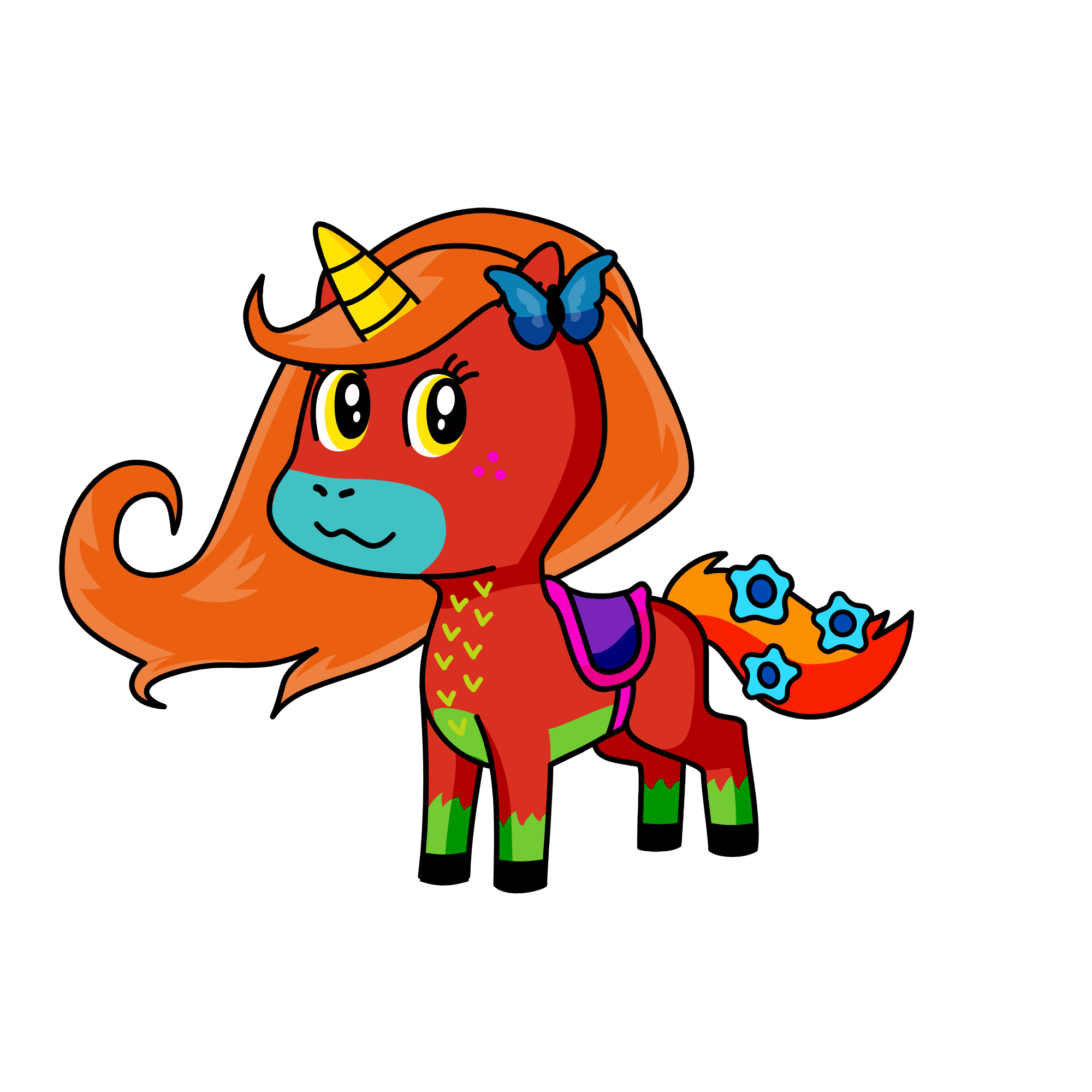lucky, the unicorn