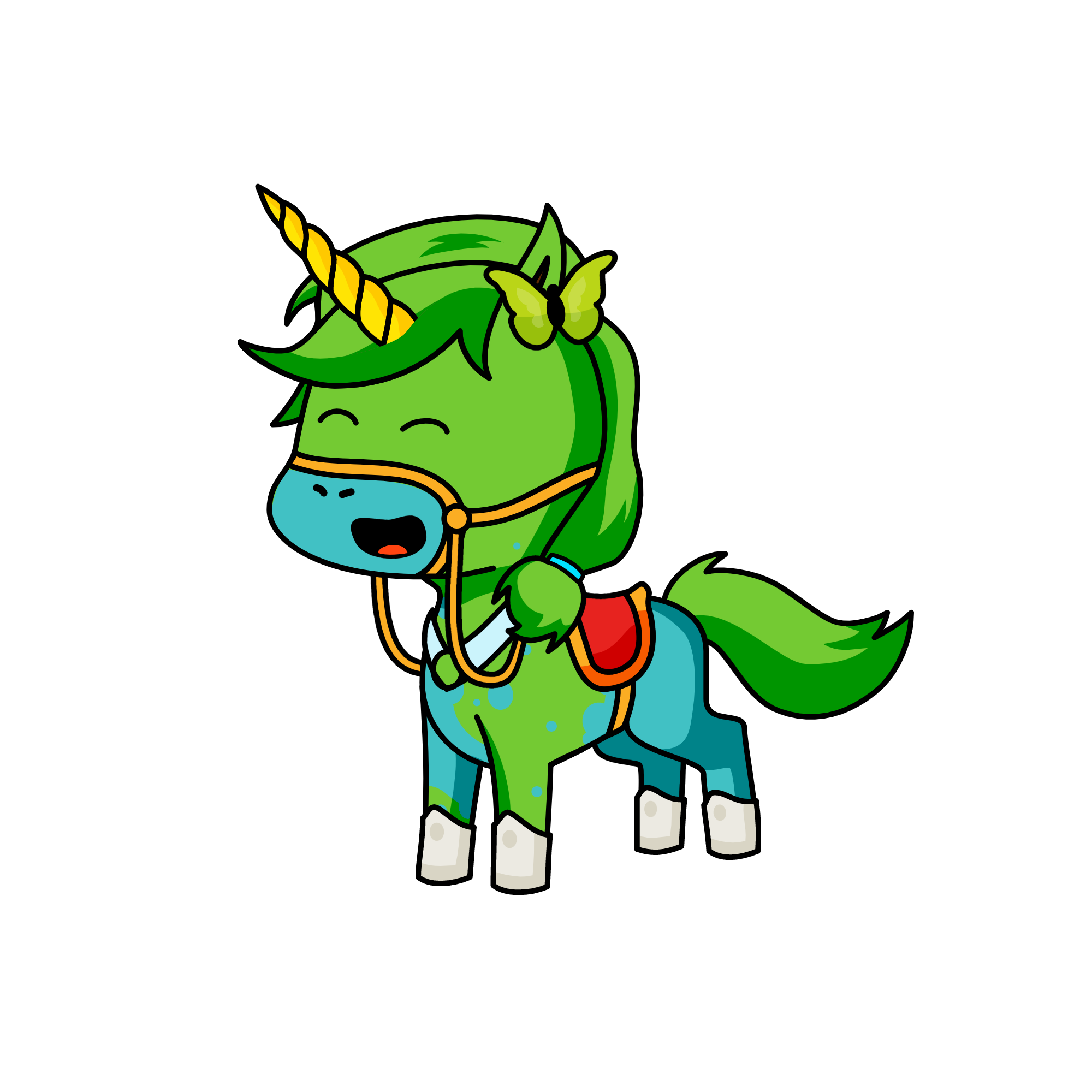 Moss, the unicorn