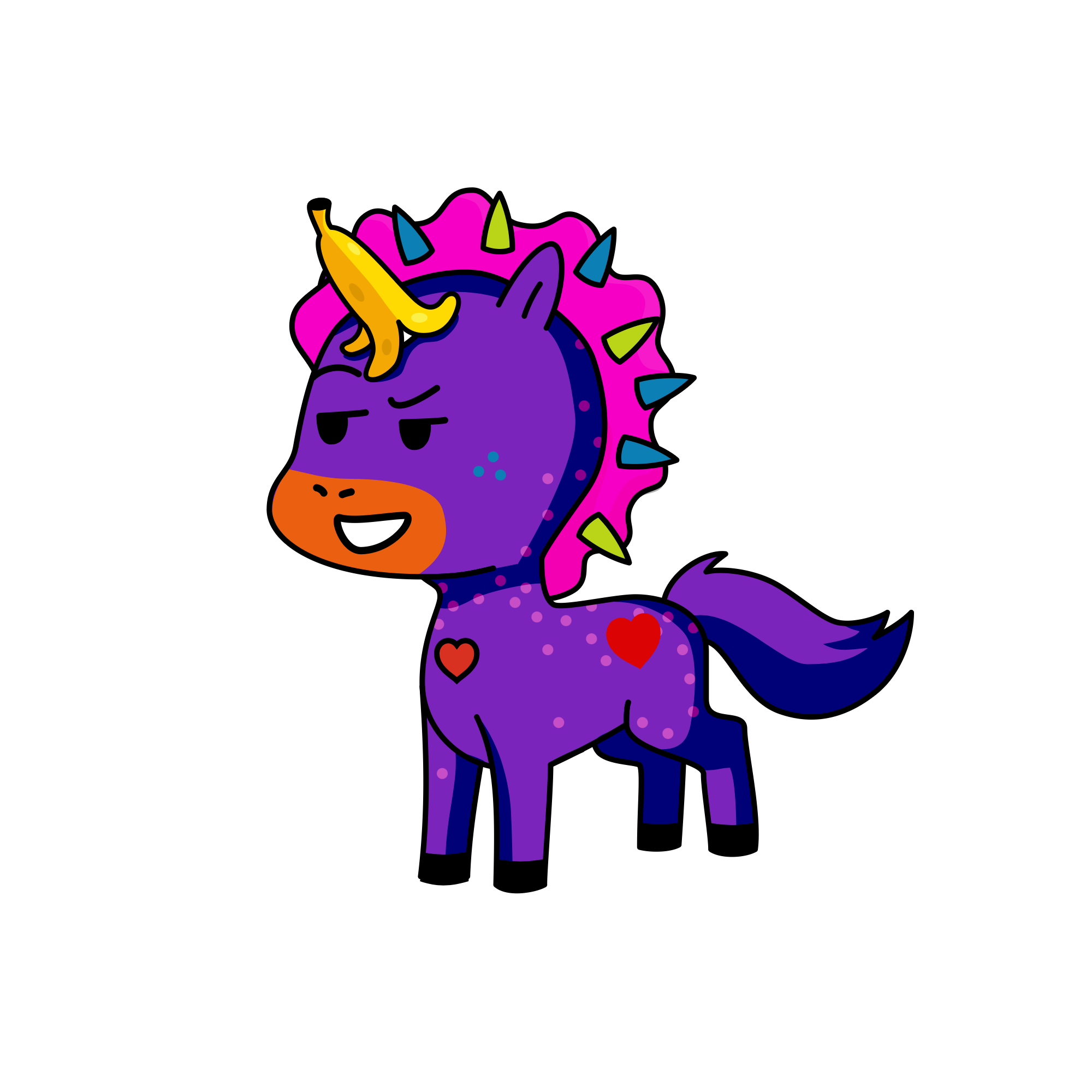 SlipBanana, the unicorn