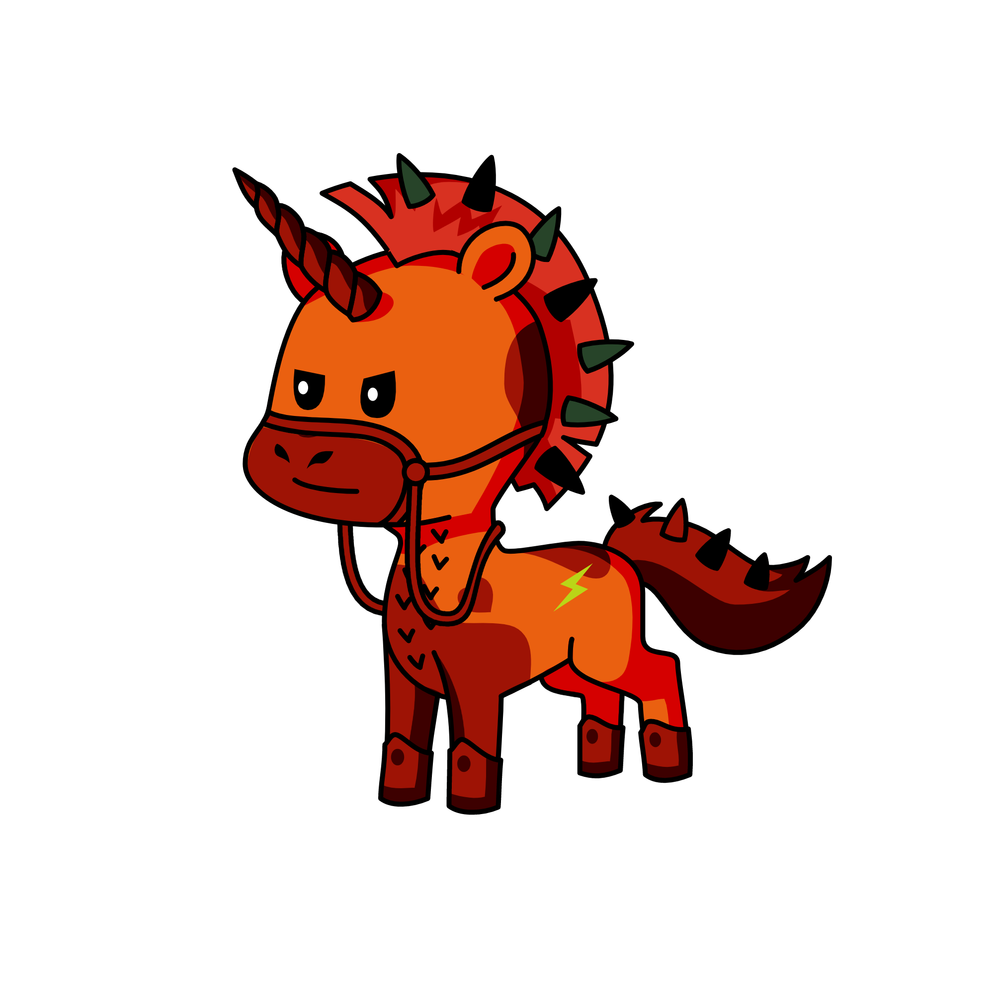 Evil, the unicorn