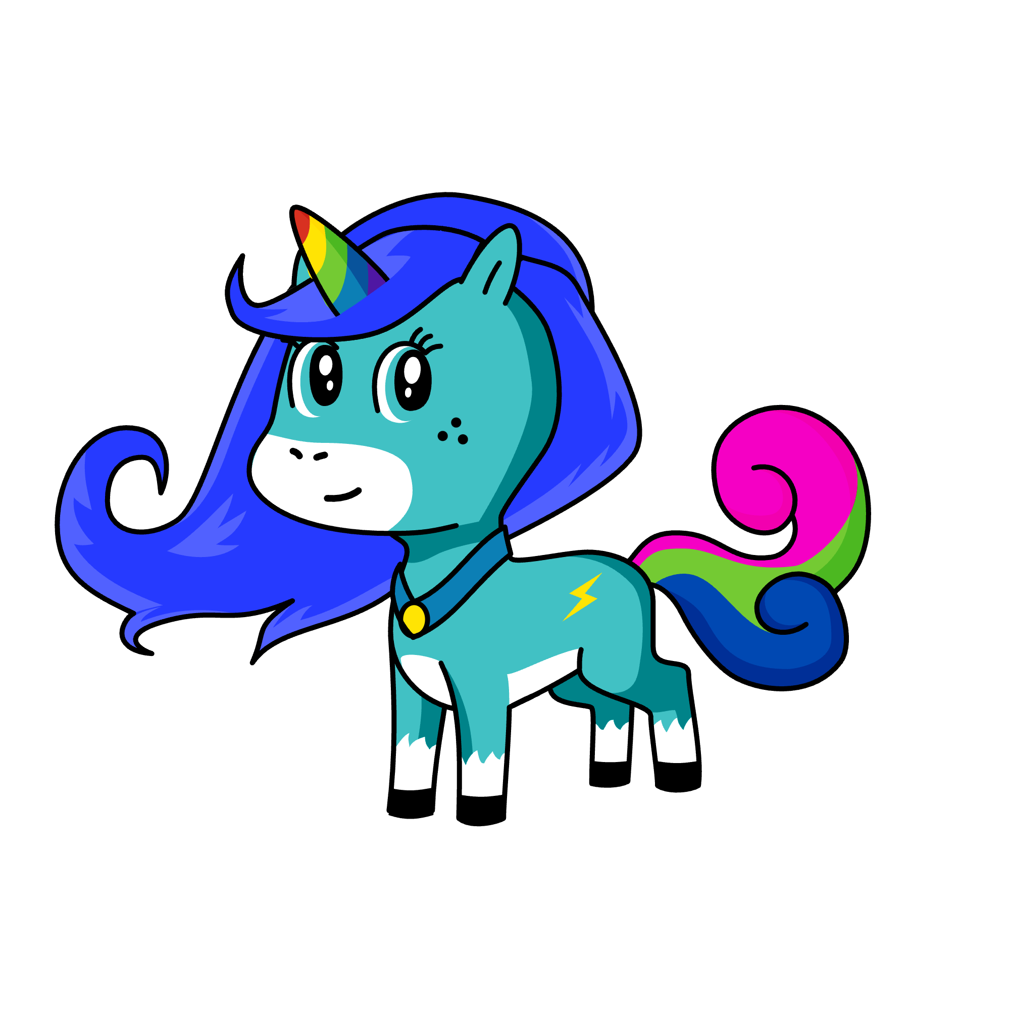 RAINBOW🌈🌈🌈, the unicorn
