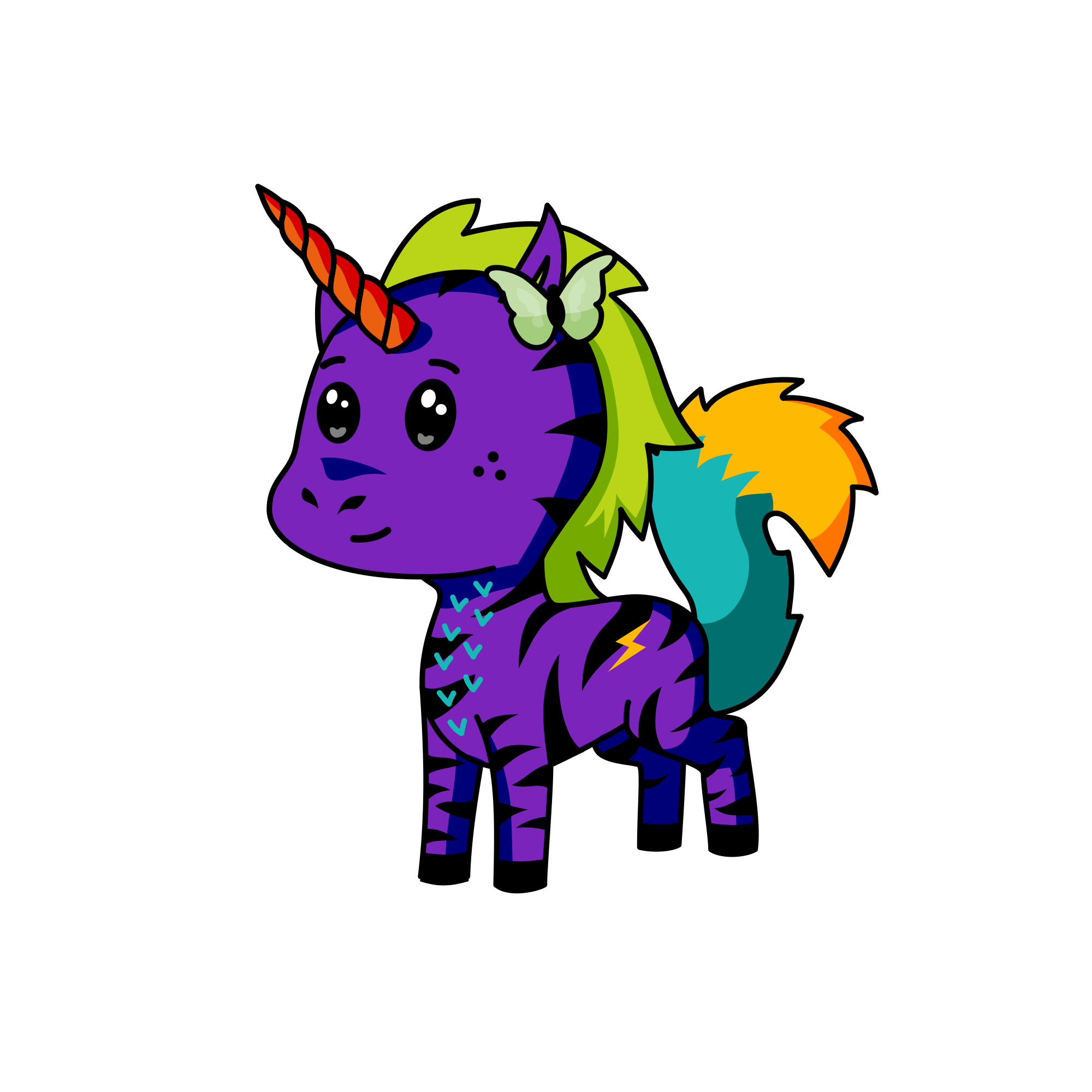 Bb, the unicorn