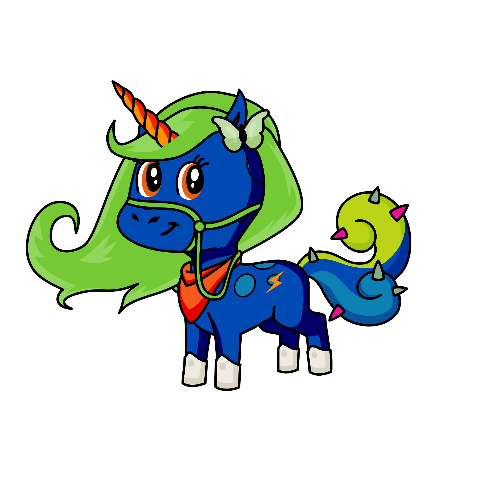 Midnight, the unicorn