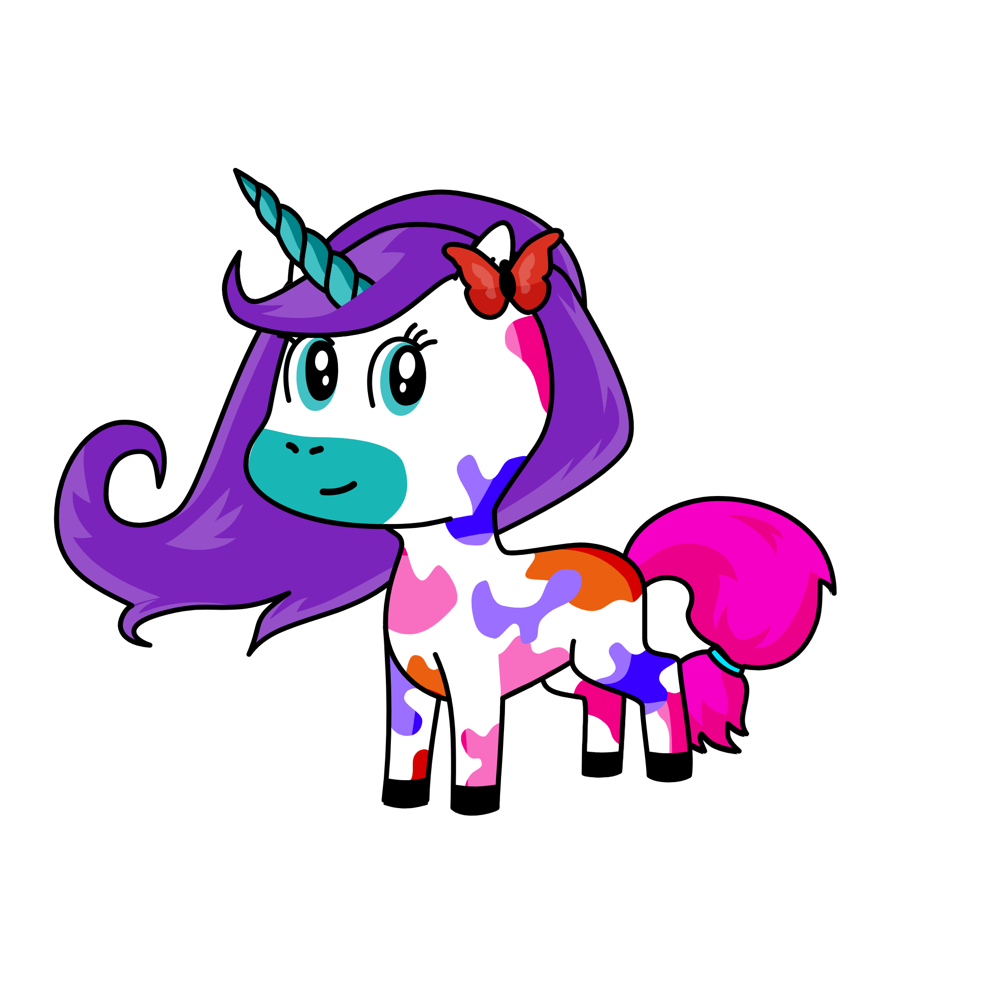 Rowie , the unicorn