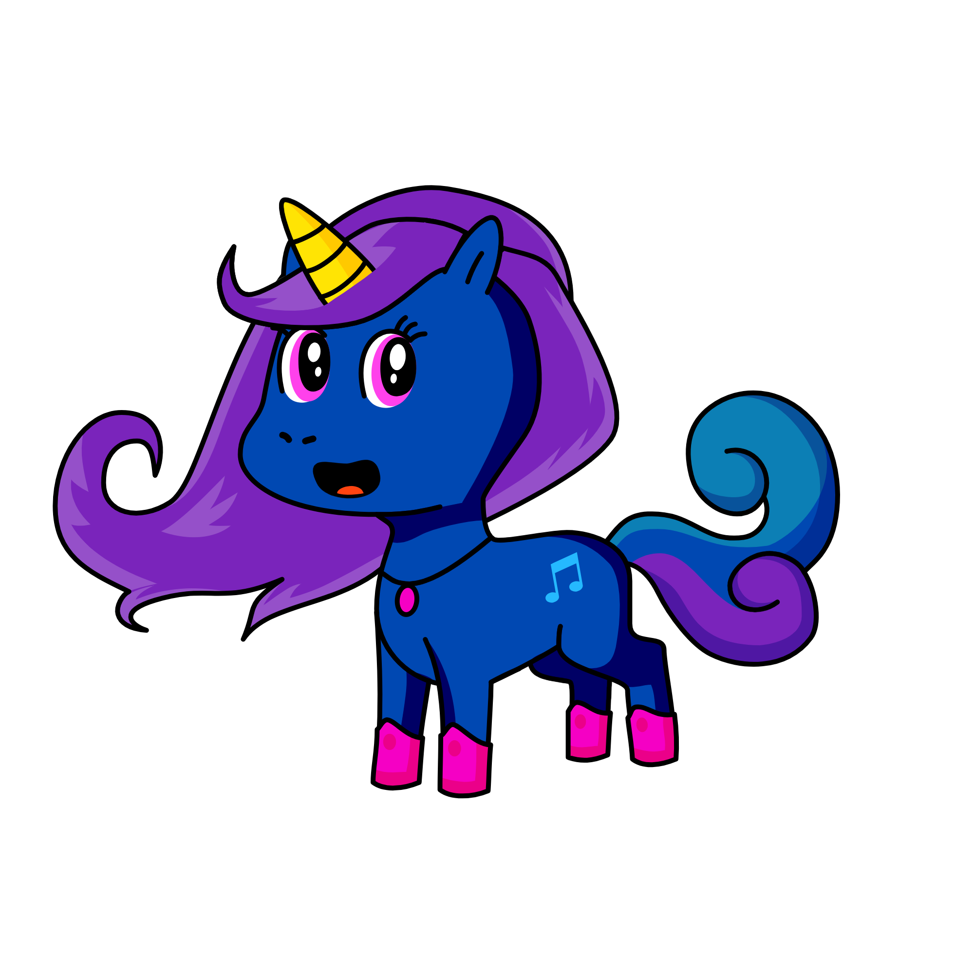Twilight Music, the unicorn