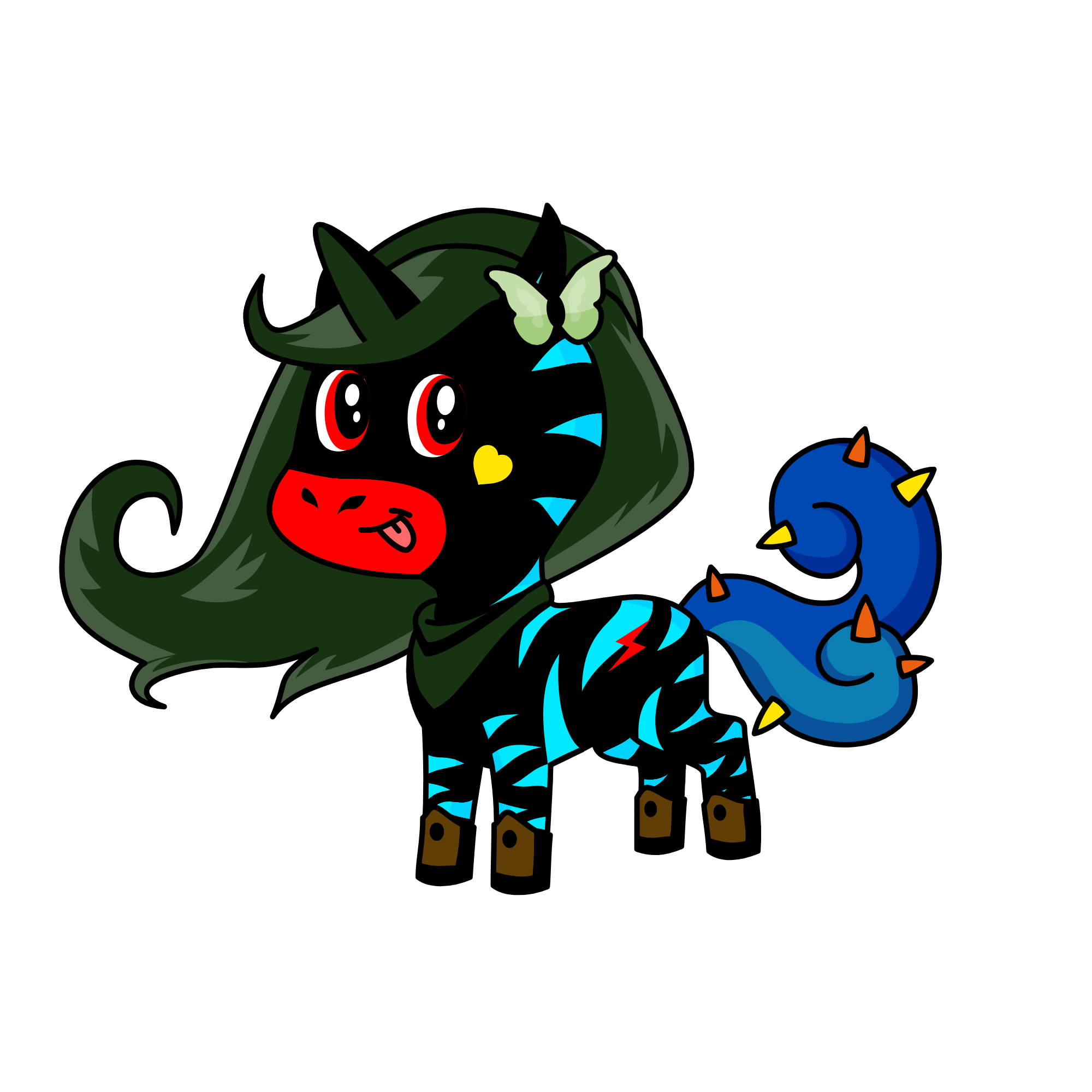 A, the unicorn