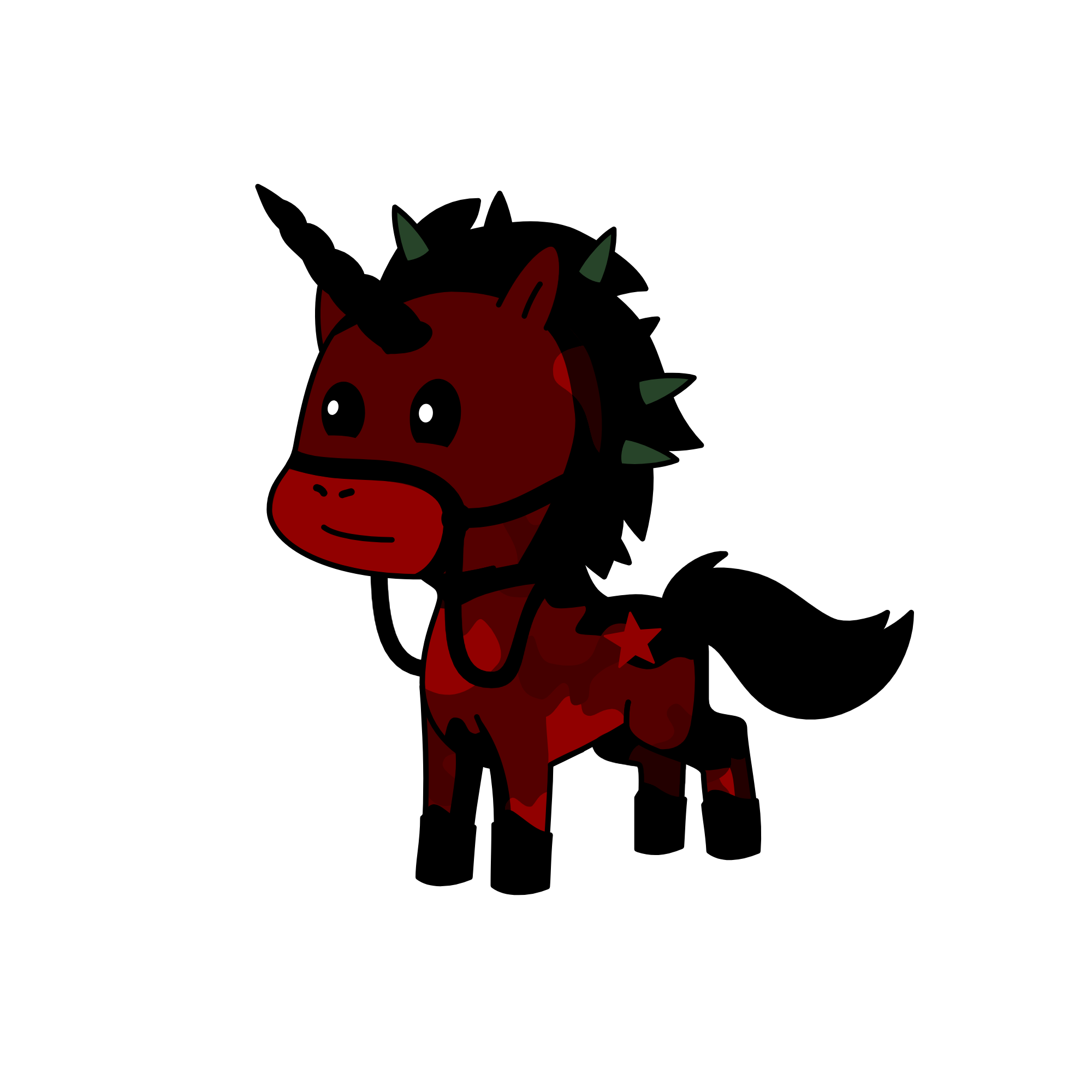 EMO GIRL, the unicorn