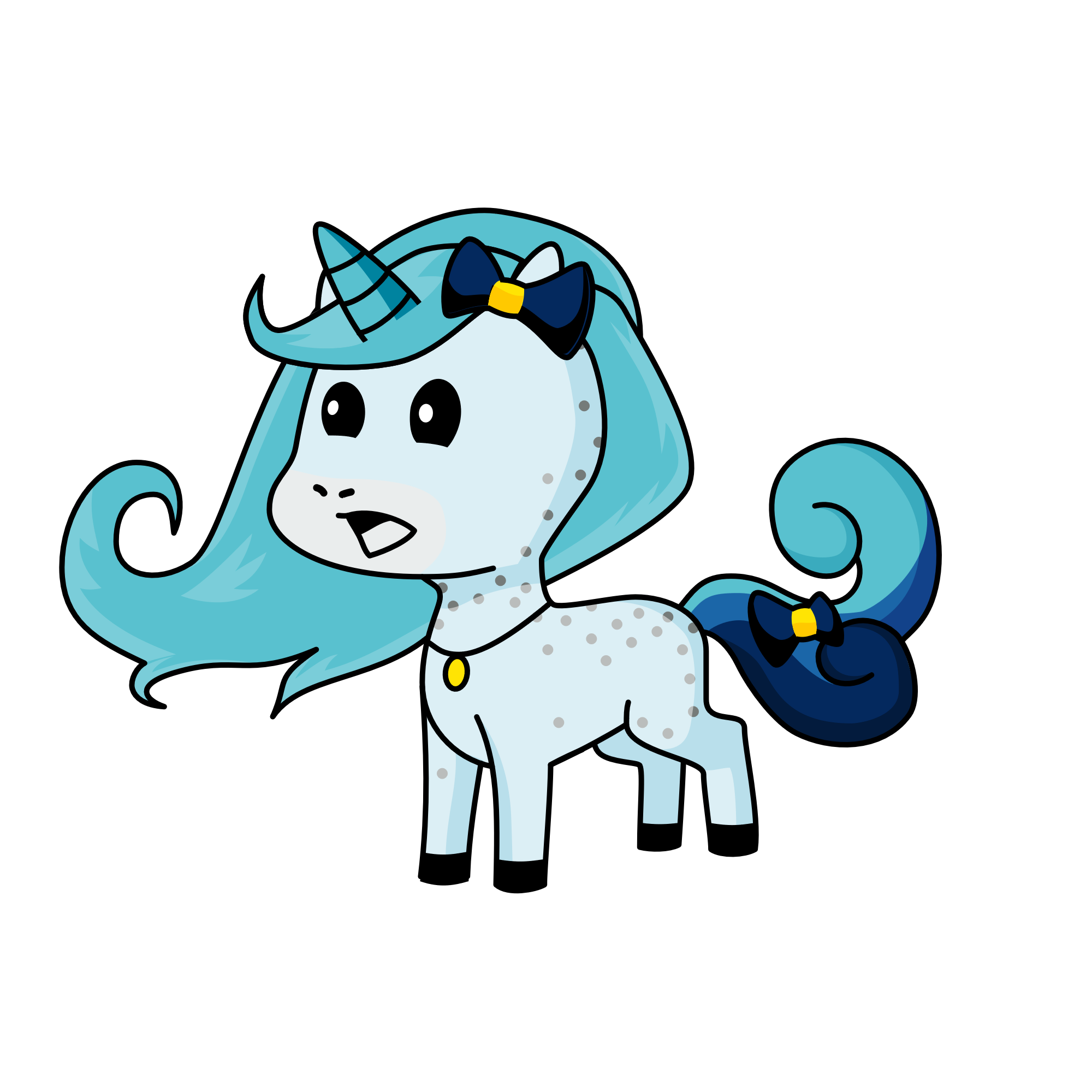 Mooncolor, the unicorn