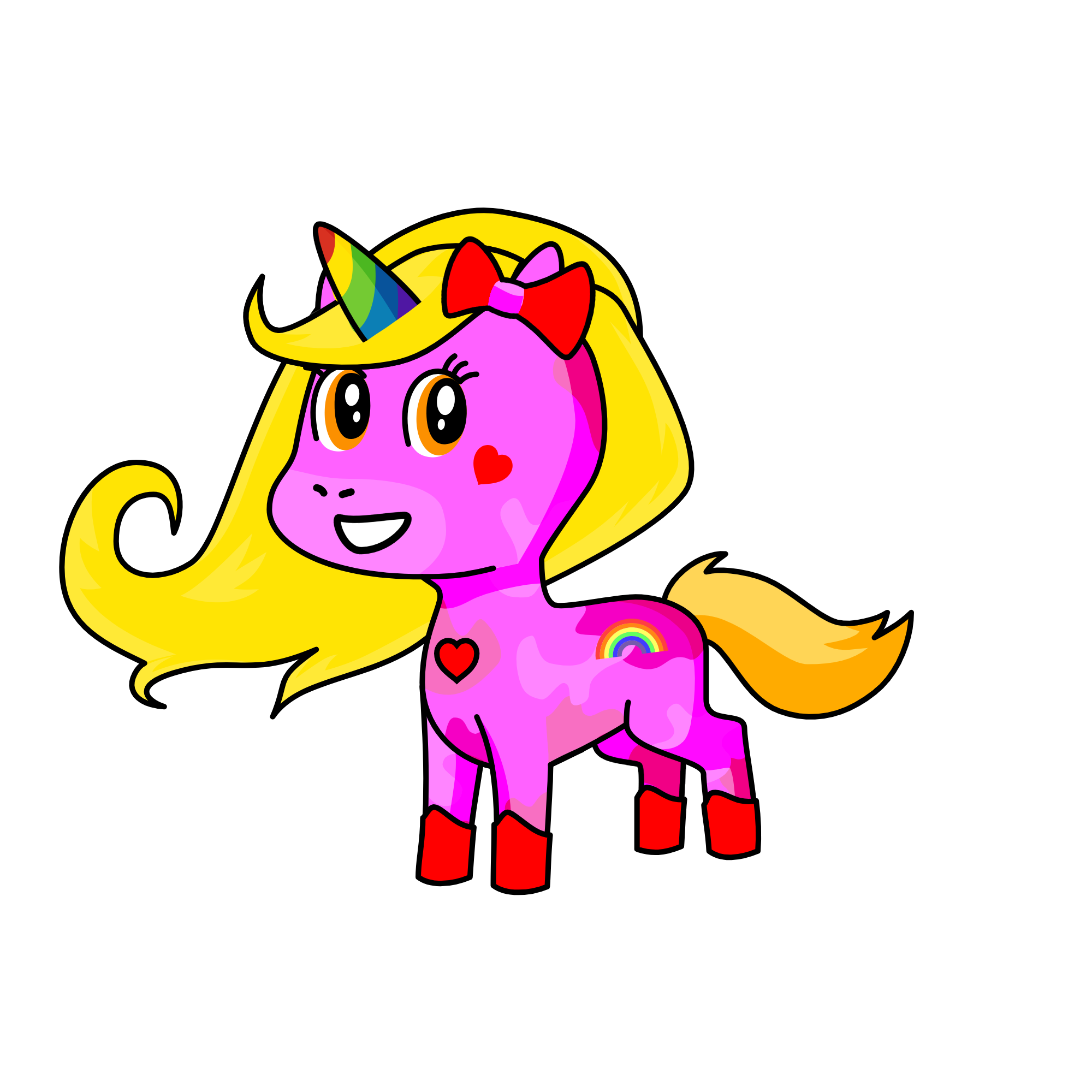 Rio Ribbon, the unicorn