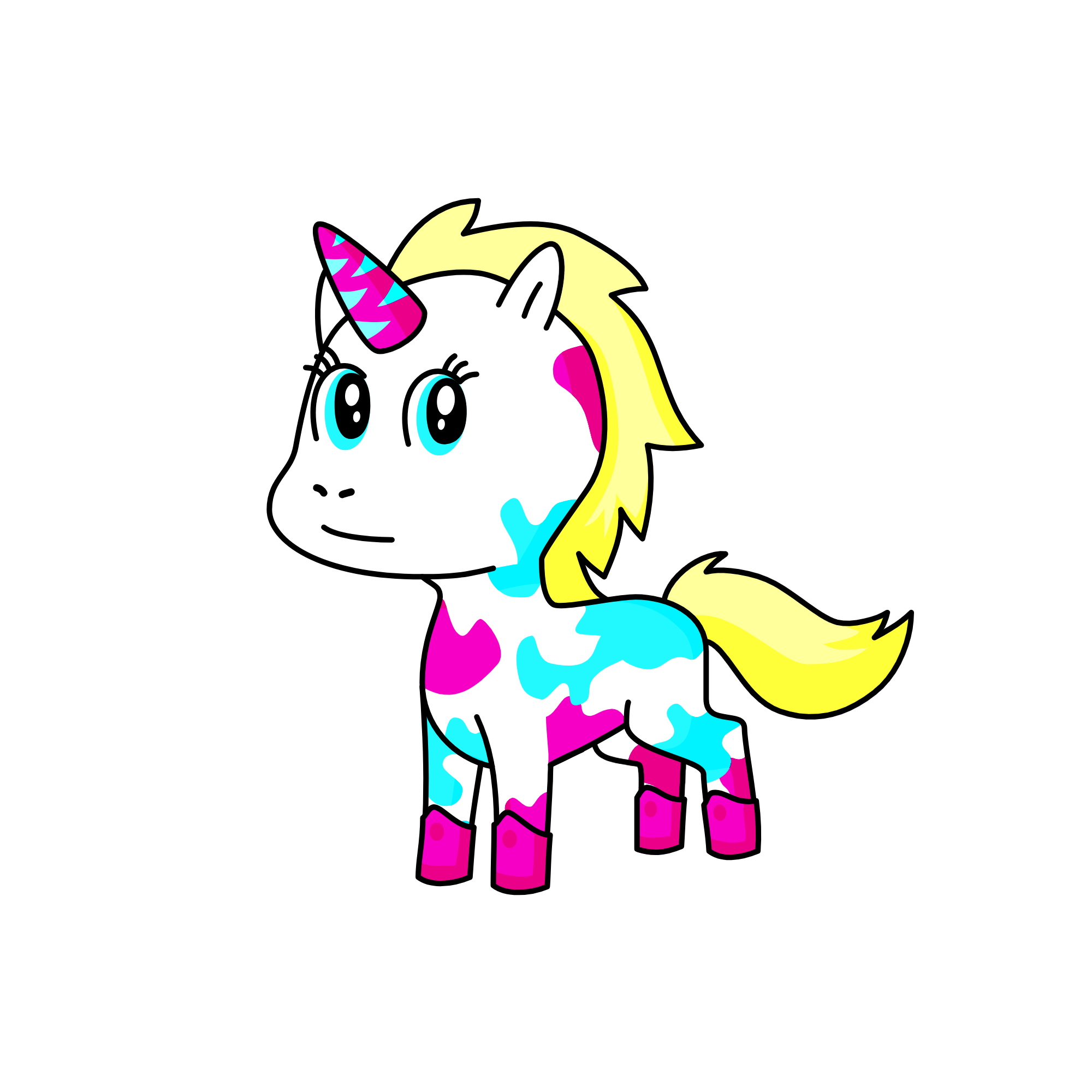 Gwen, the unicorn