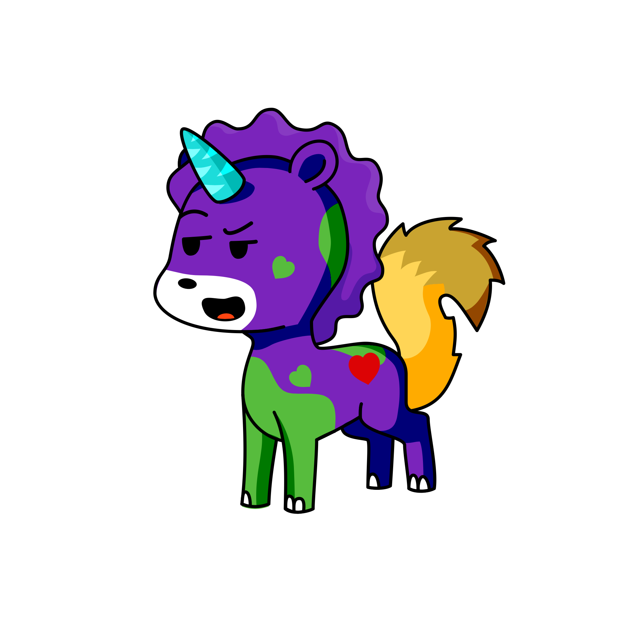 [unicórnio desaparecido], the unicorn