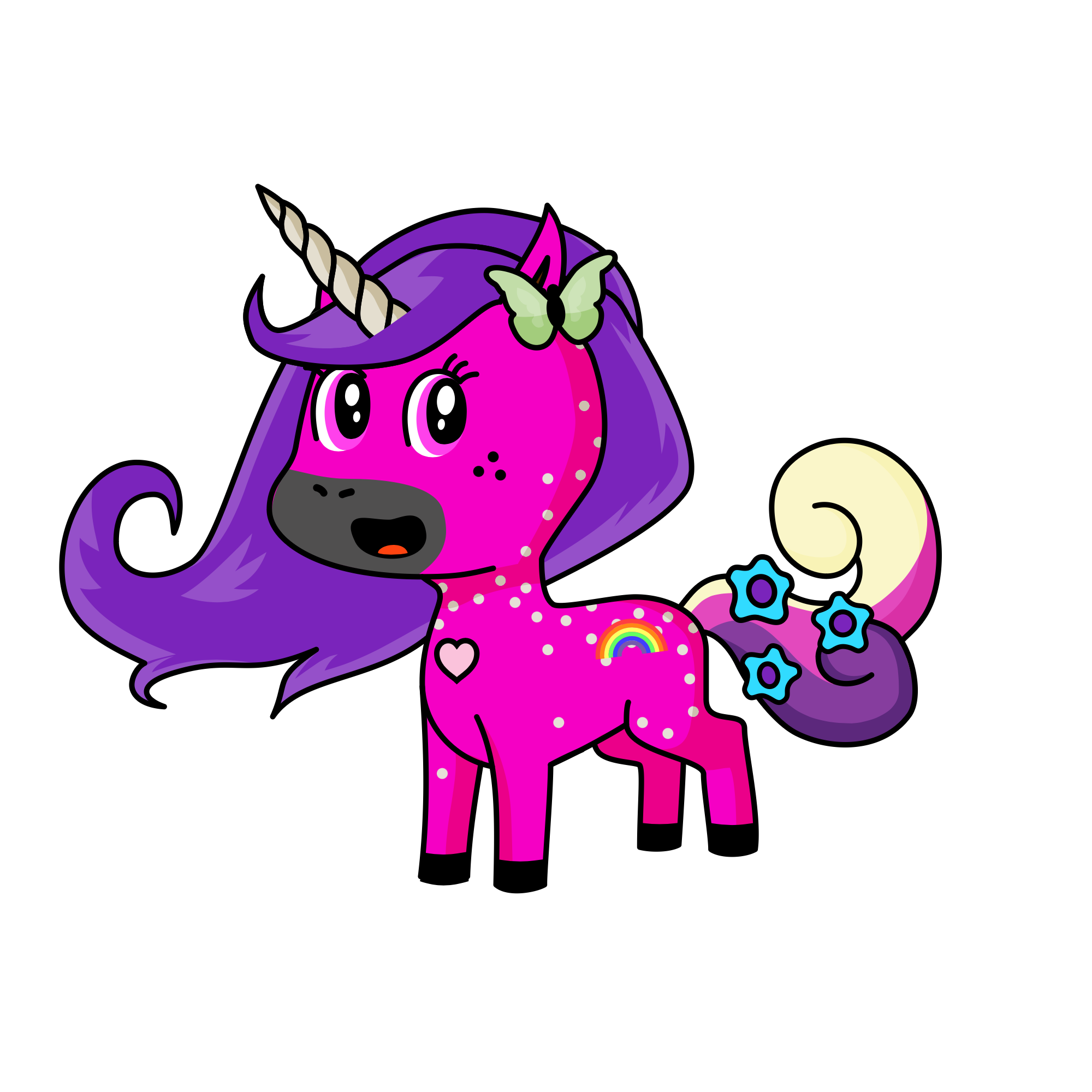 Esmay, the unicorn