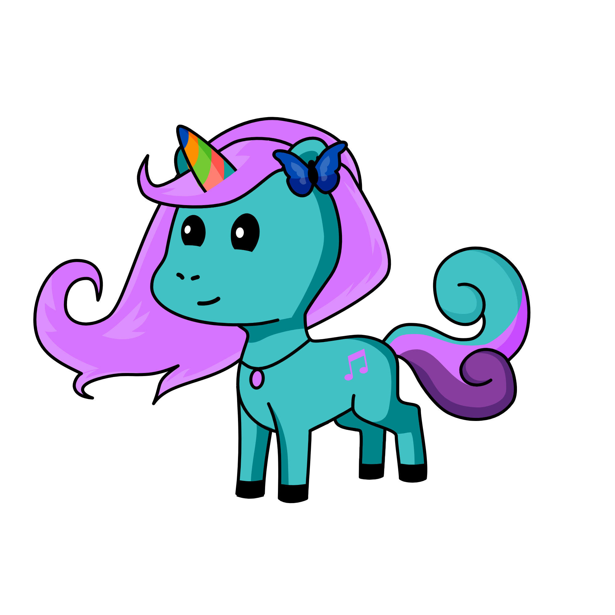 Butterfly, the unicorn