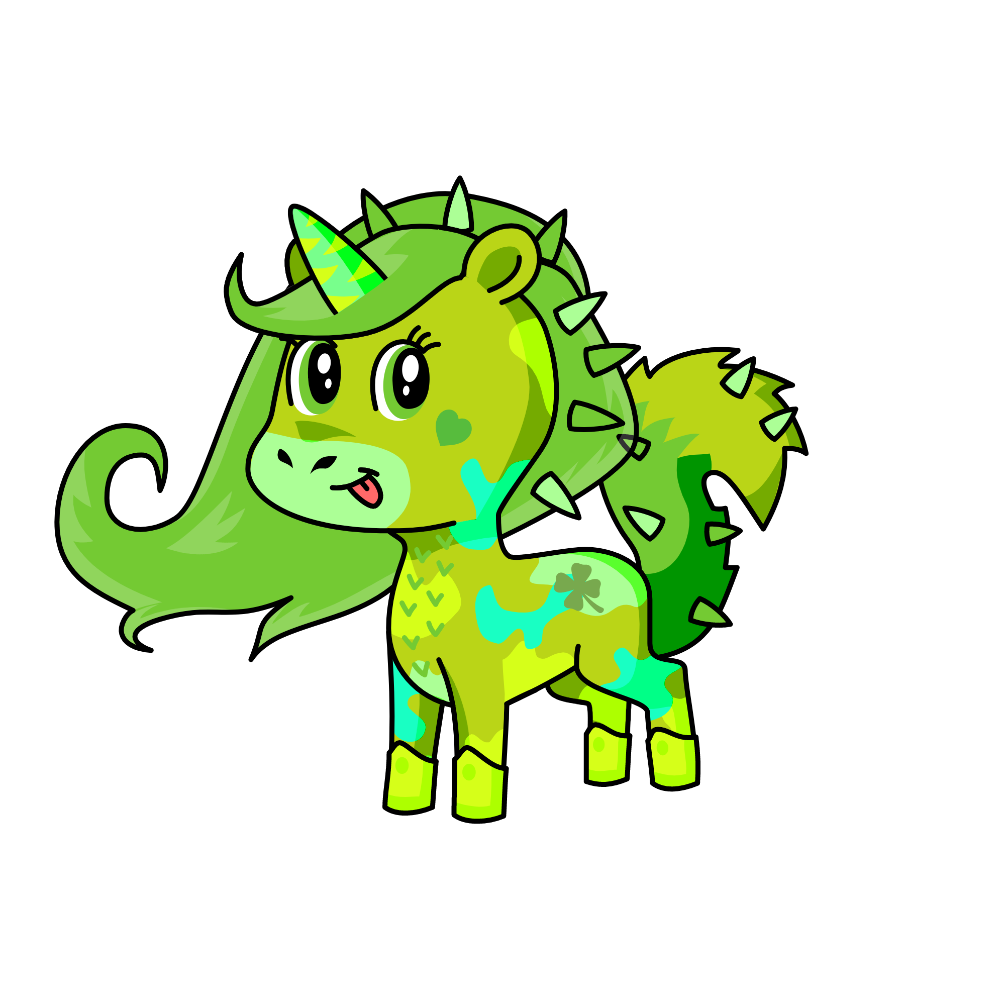 lucky, the unicorn