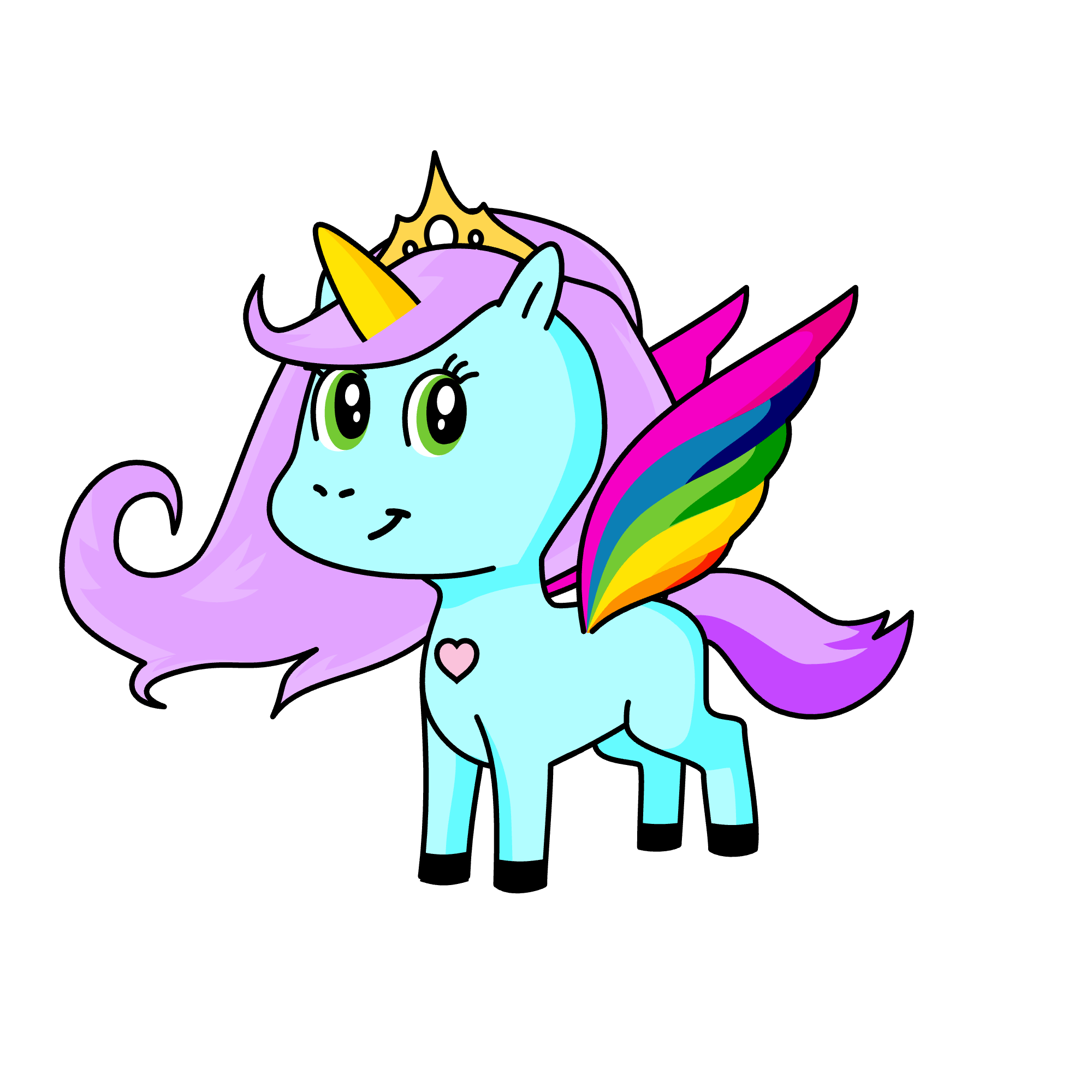 Princess Lily, the unicorn