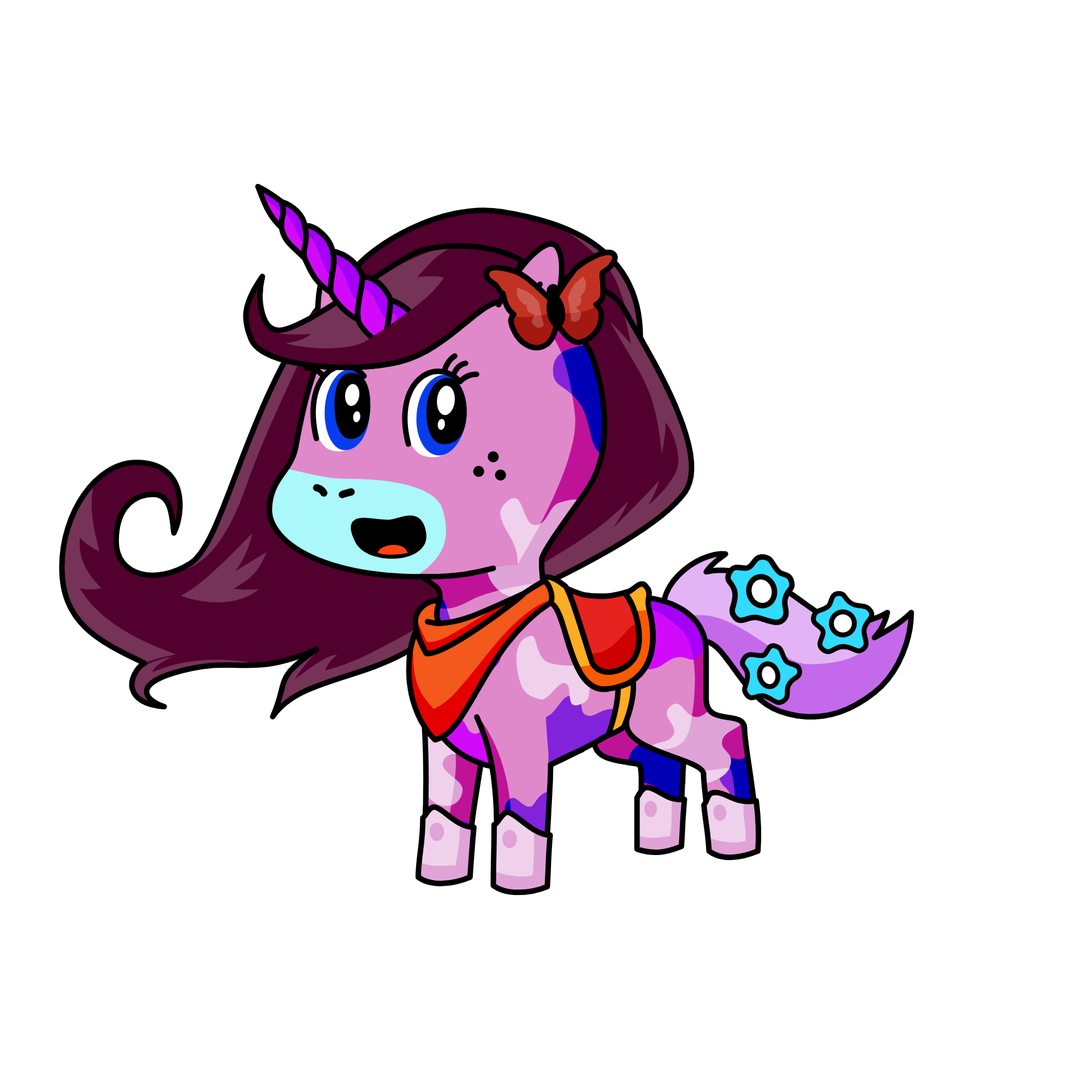 Rowie , the unicorn