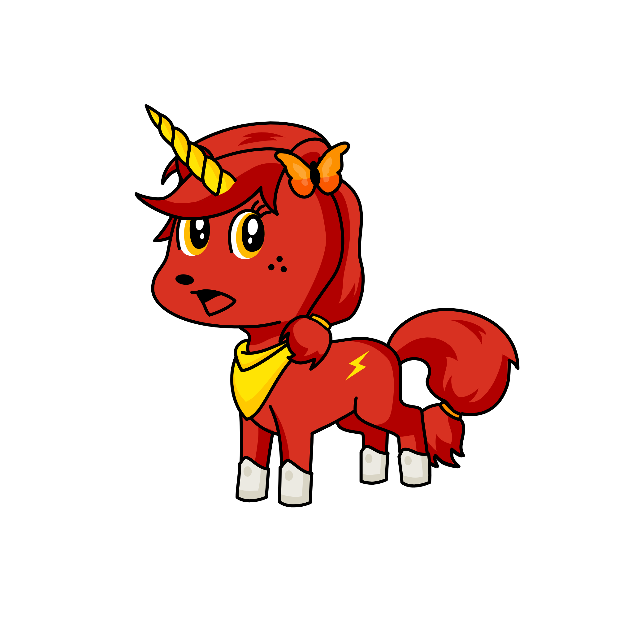fire, the unicorn