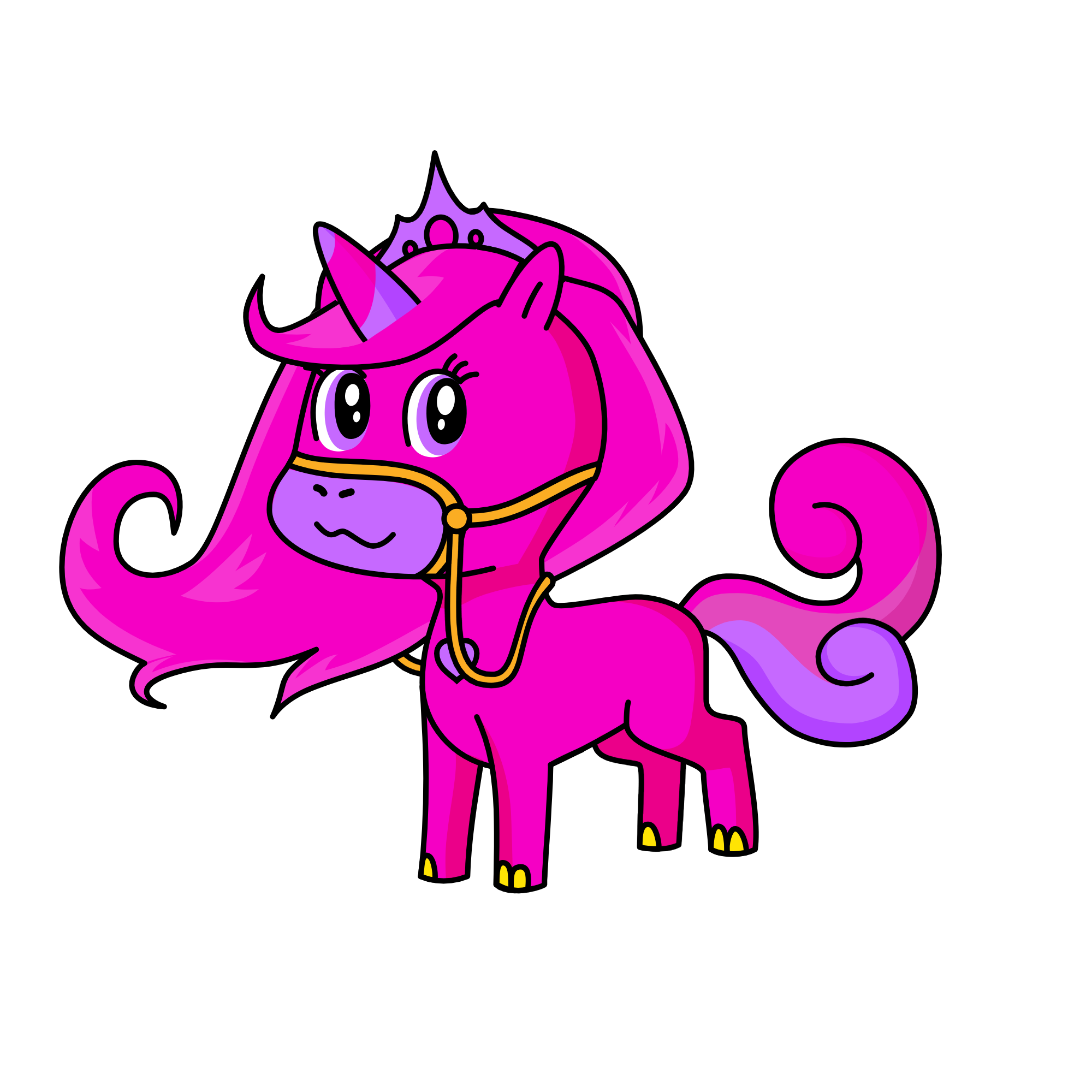 Sparkles, the unicorn