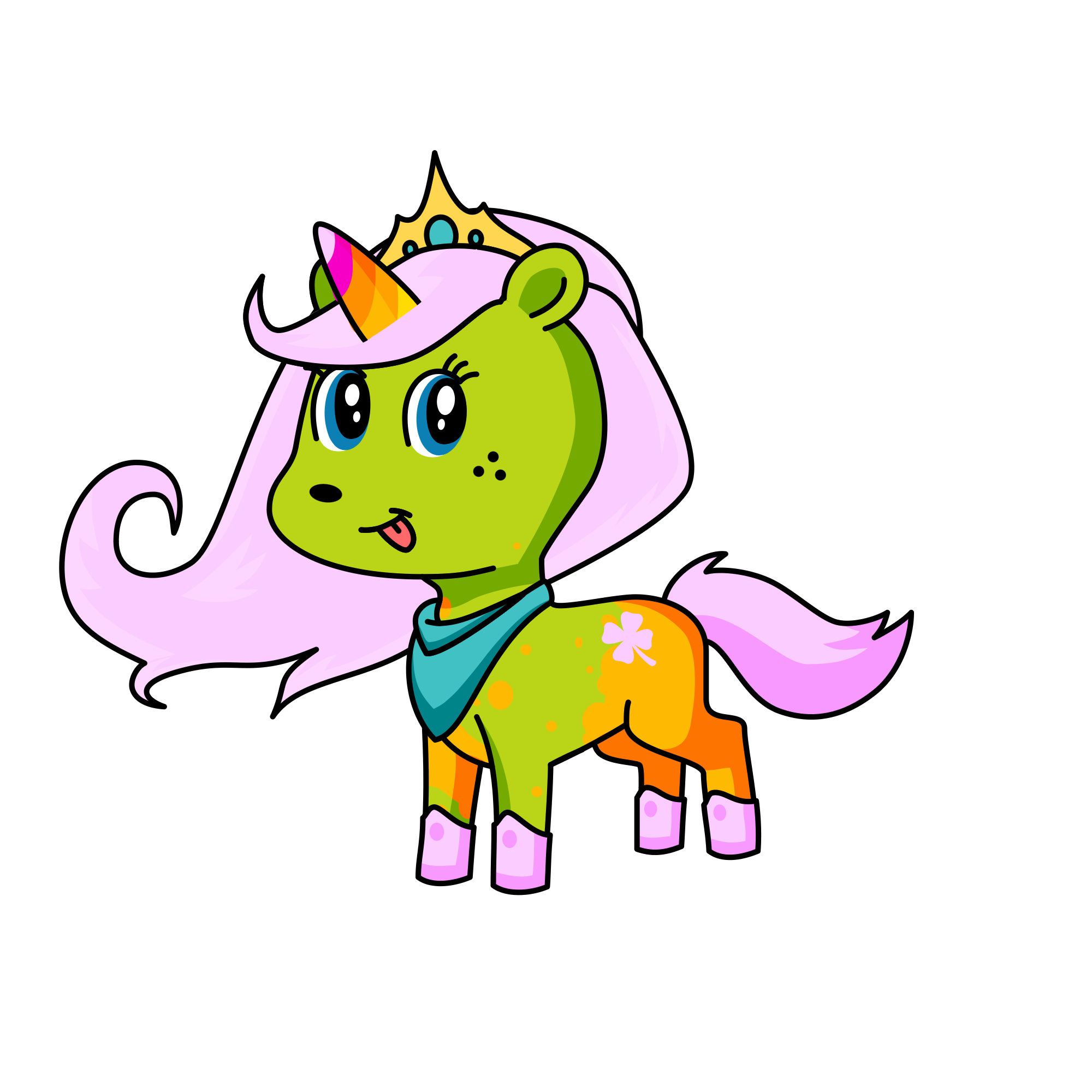 Pinky pie, the unicorn