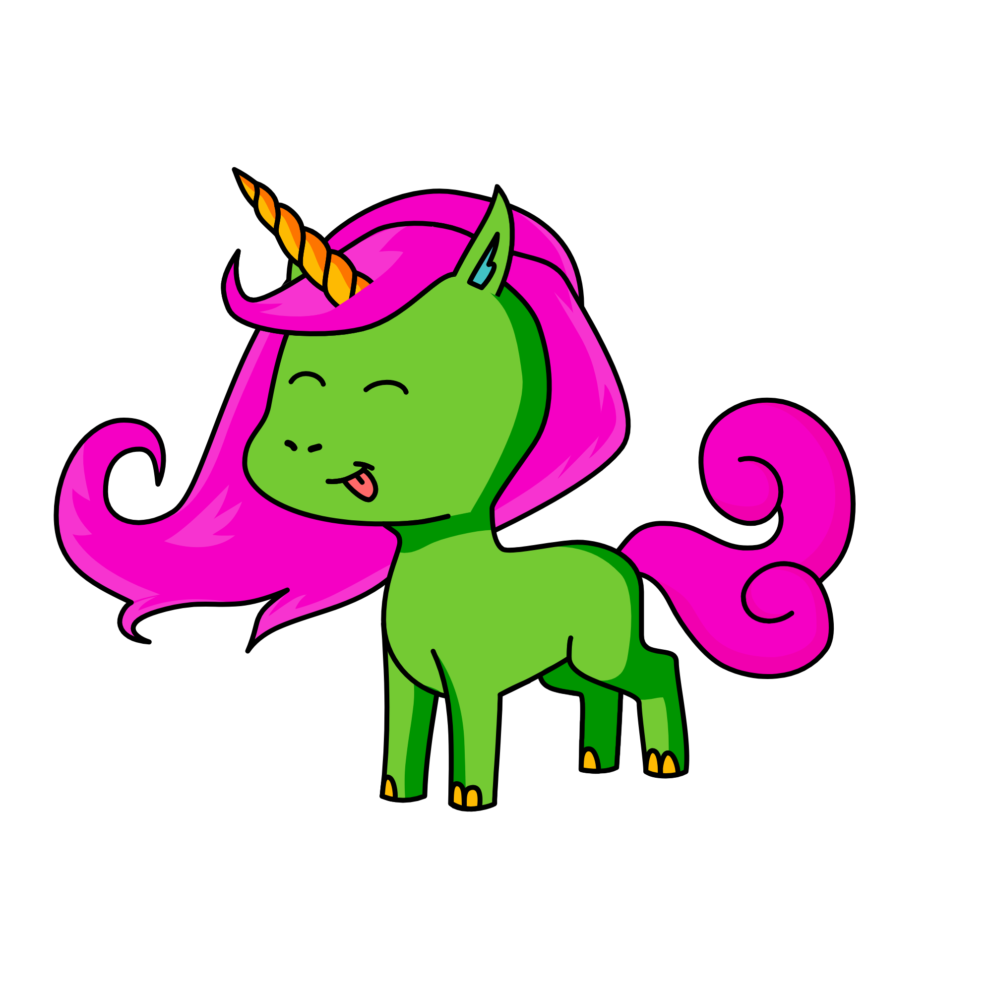 Evergreen, the unicorn