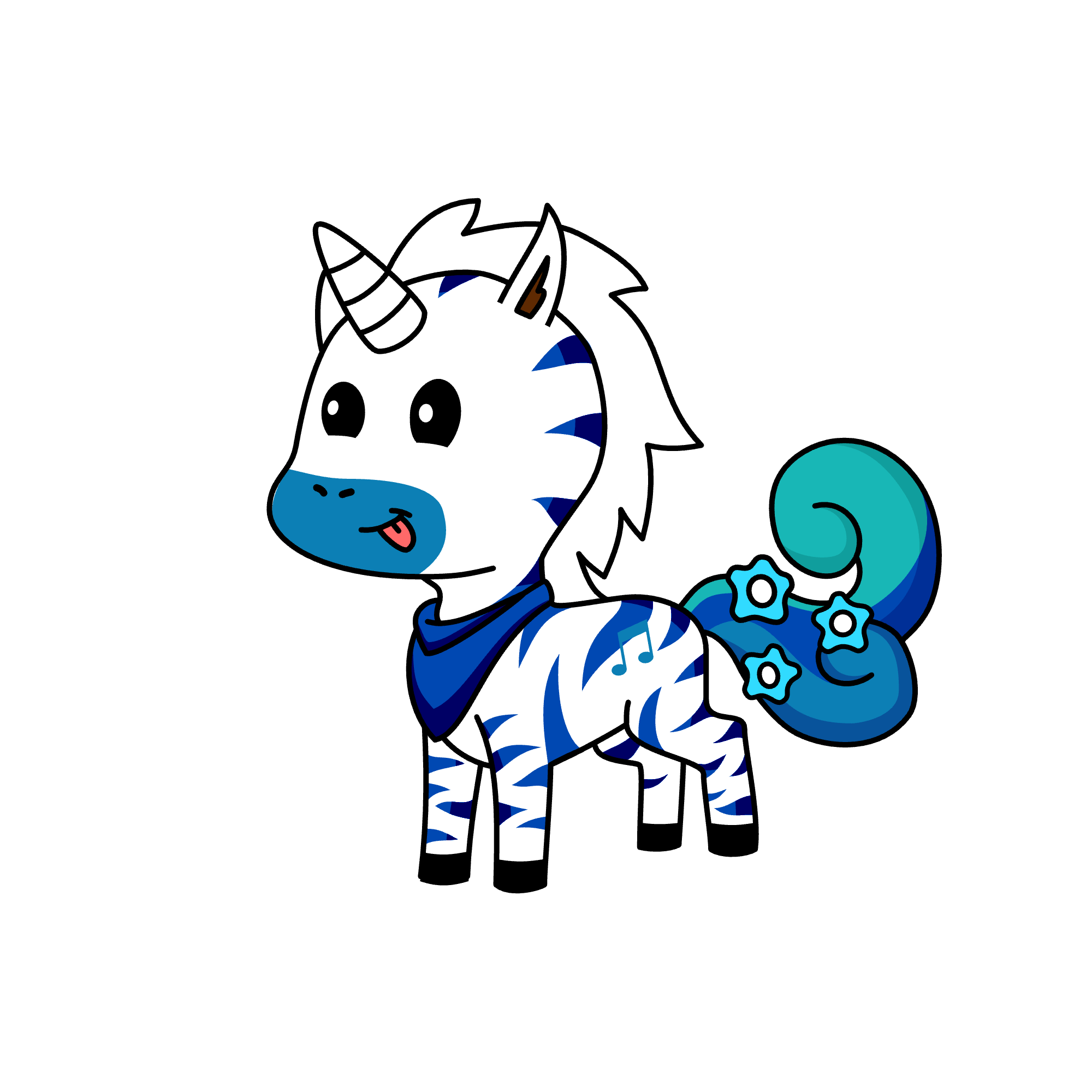 Blue 💙, the unicorn