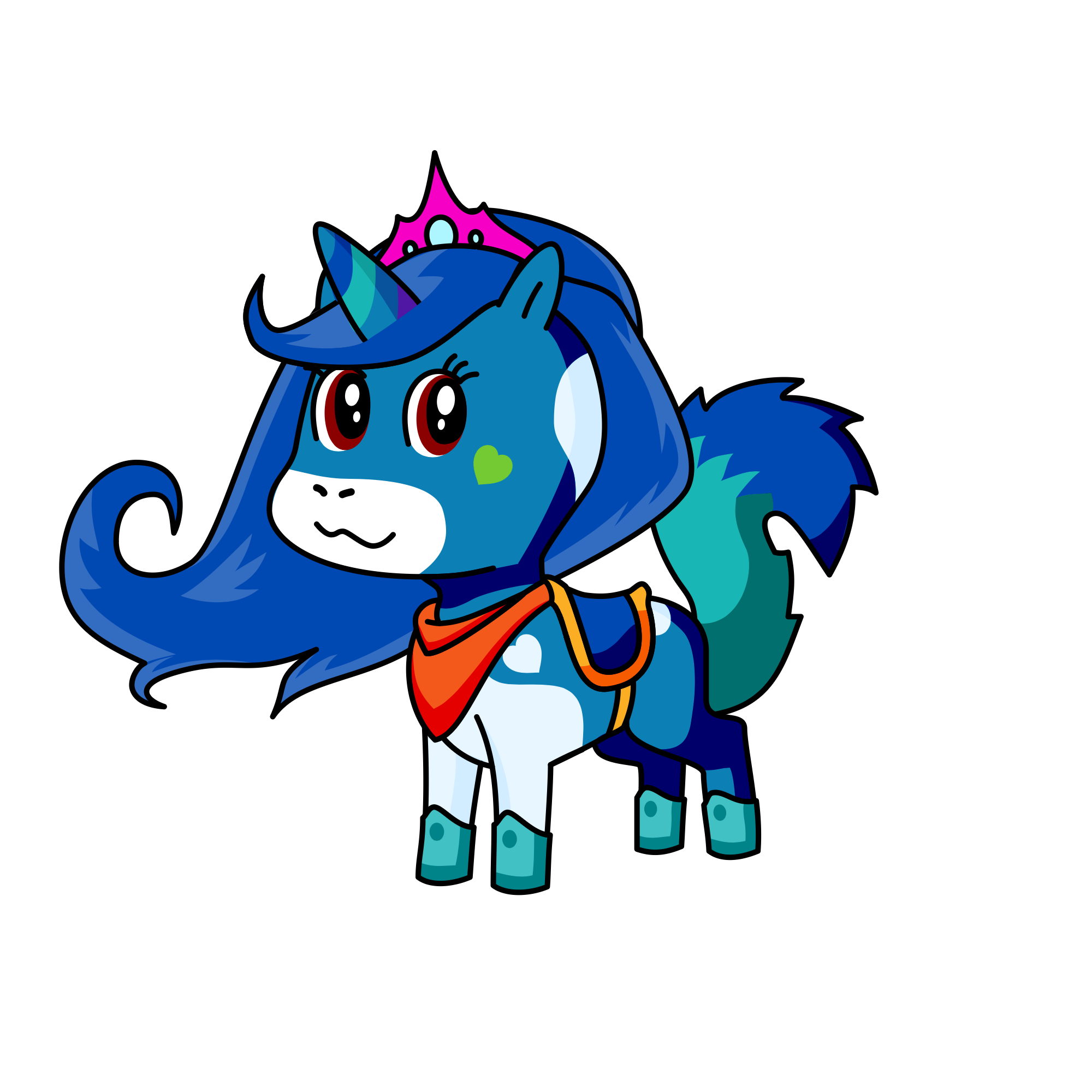 Holly the deathbringer from the second moon, the unicorn