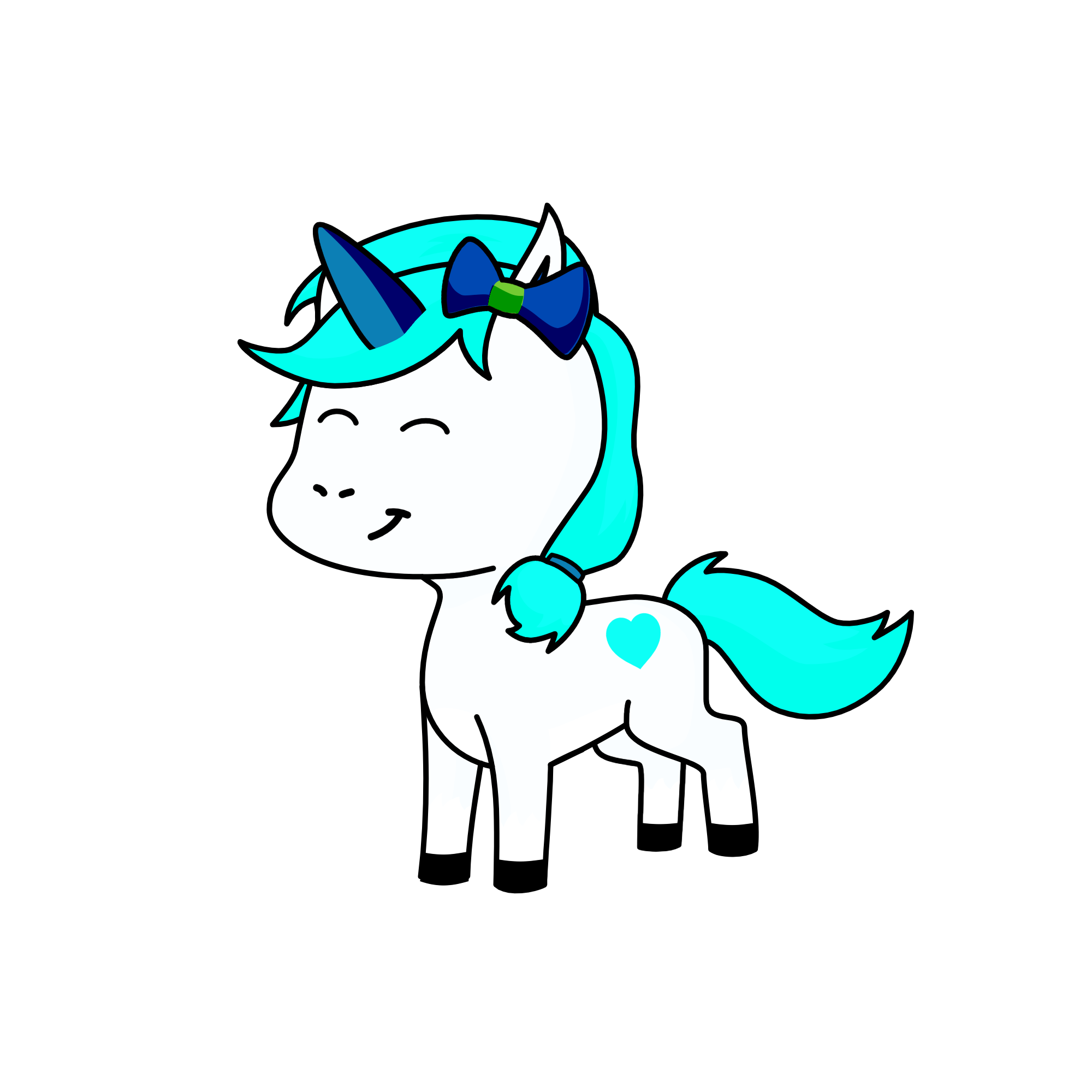 Bitsy, the unicorn