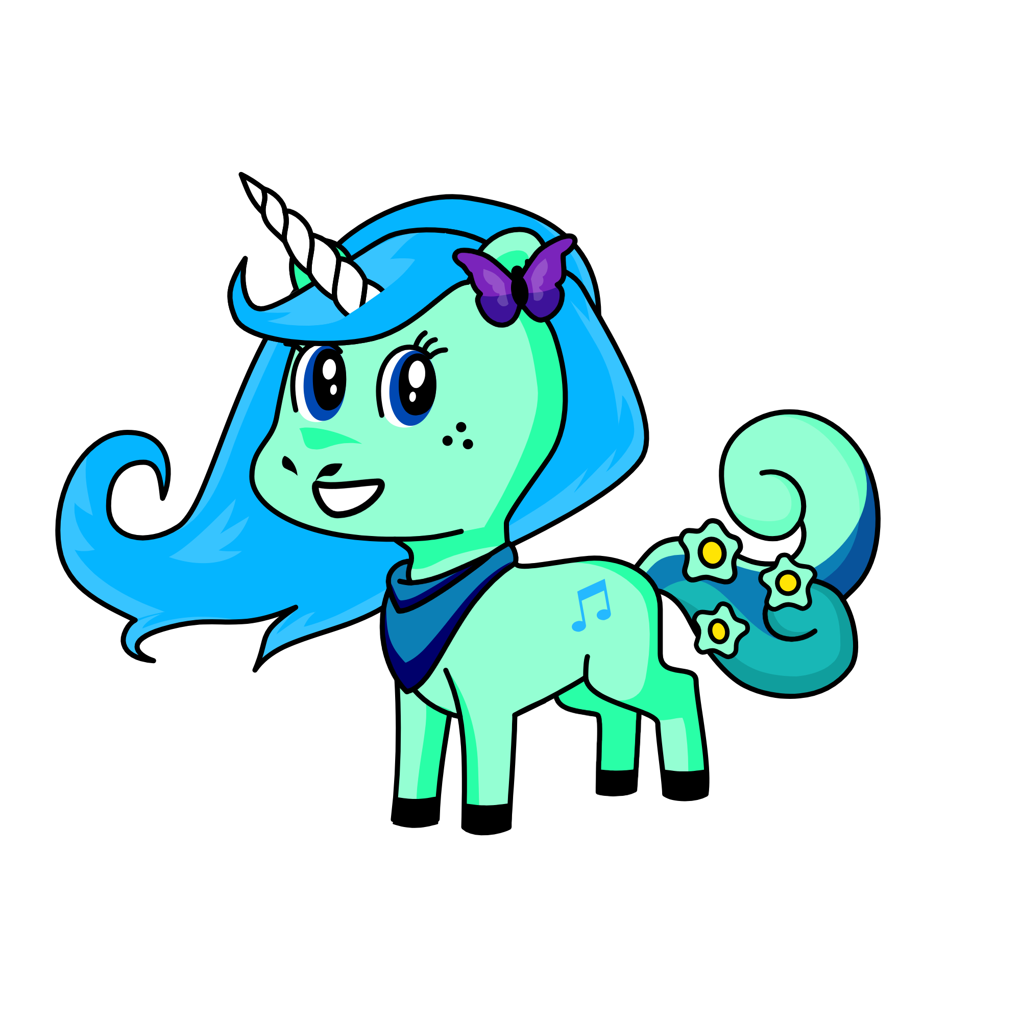 qwertyui, the unicorn
