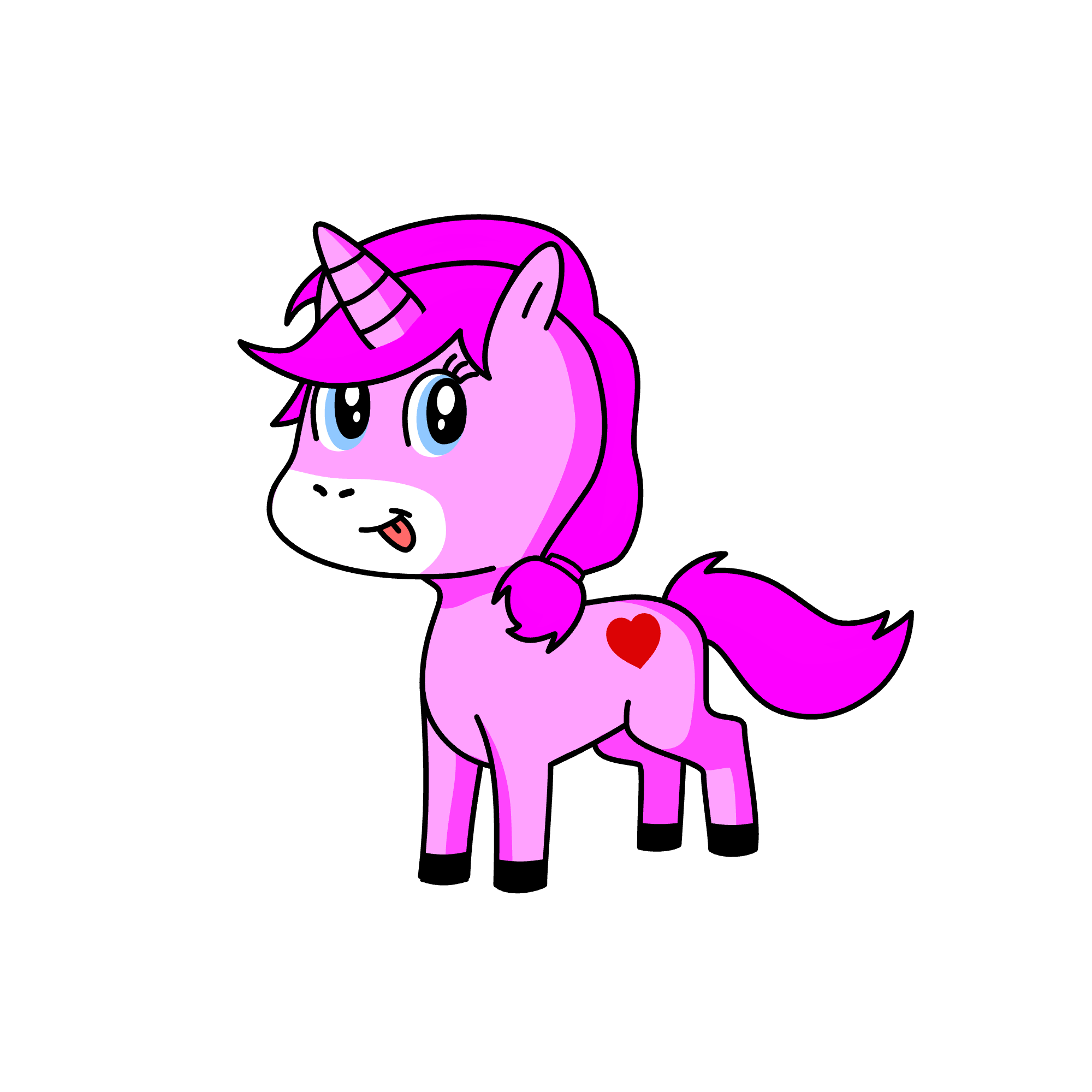 Pinky pie, the unicorn