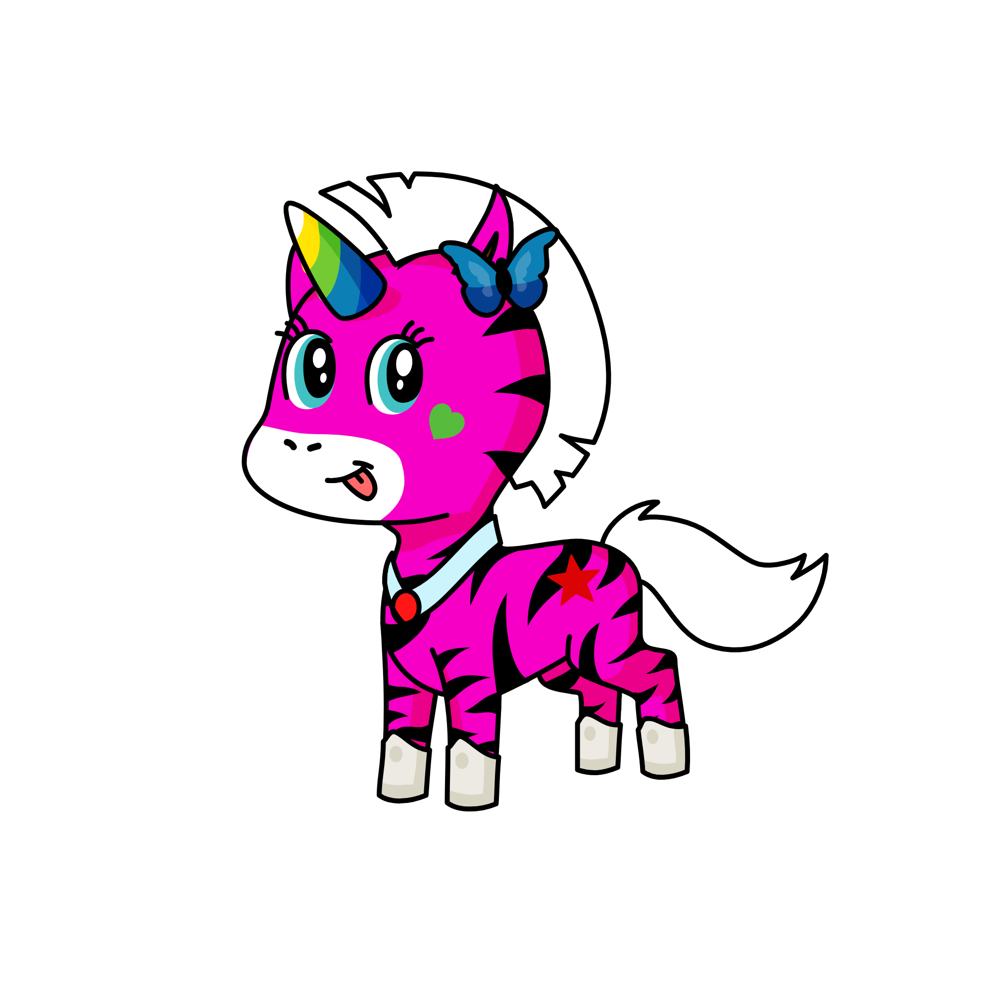 strawberry, the unicorn