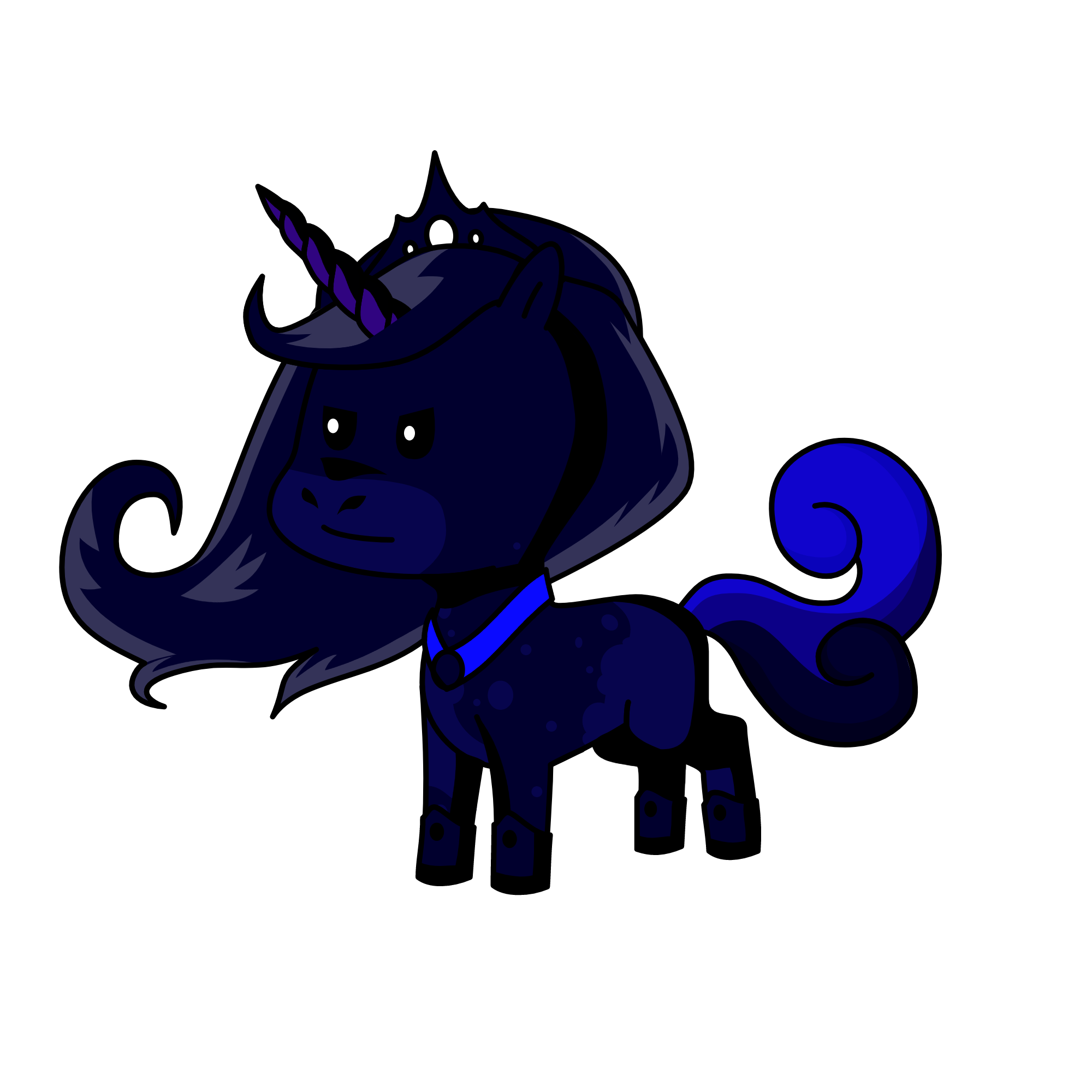 Nightmare Moon, the unicorn