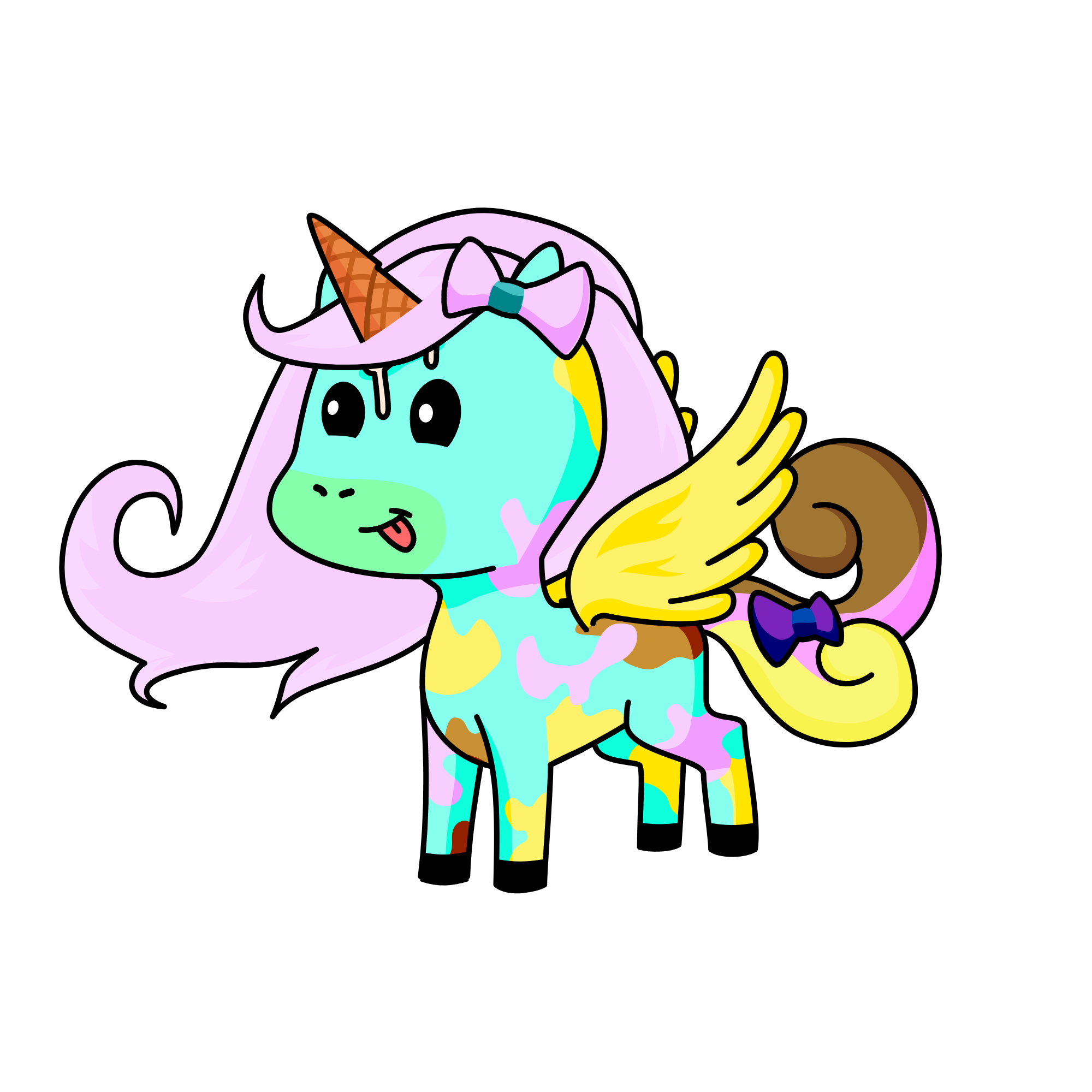 ice cream, the unicorn