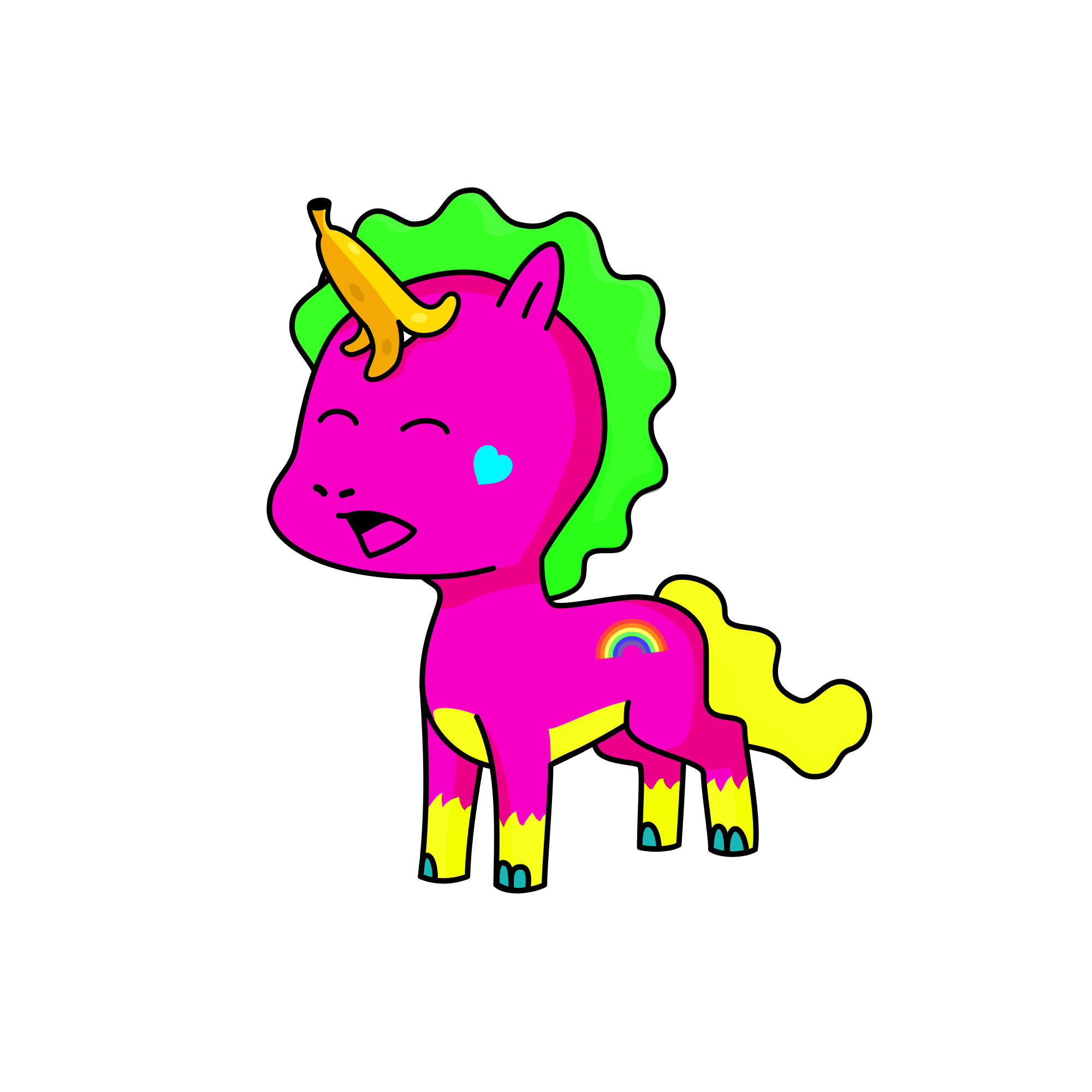 I eat human flesh, the unicorn